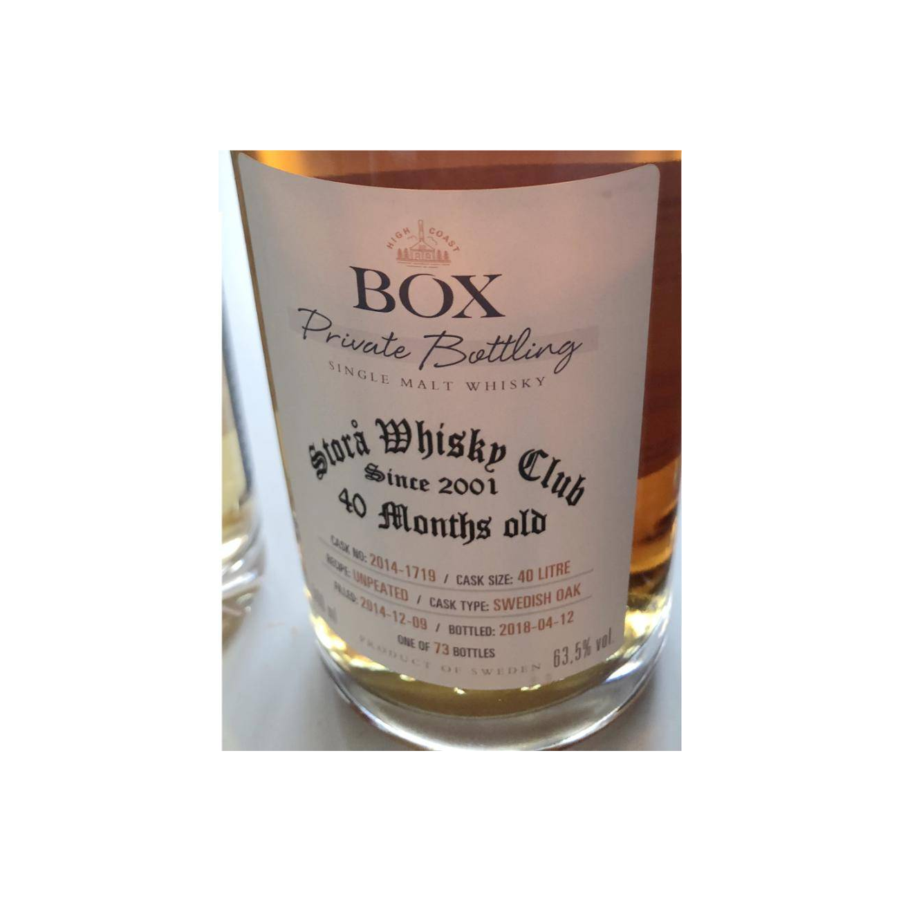 Compass Box Private Bottling 2014 3 Years Single Malt Whisky