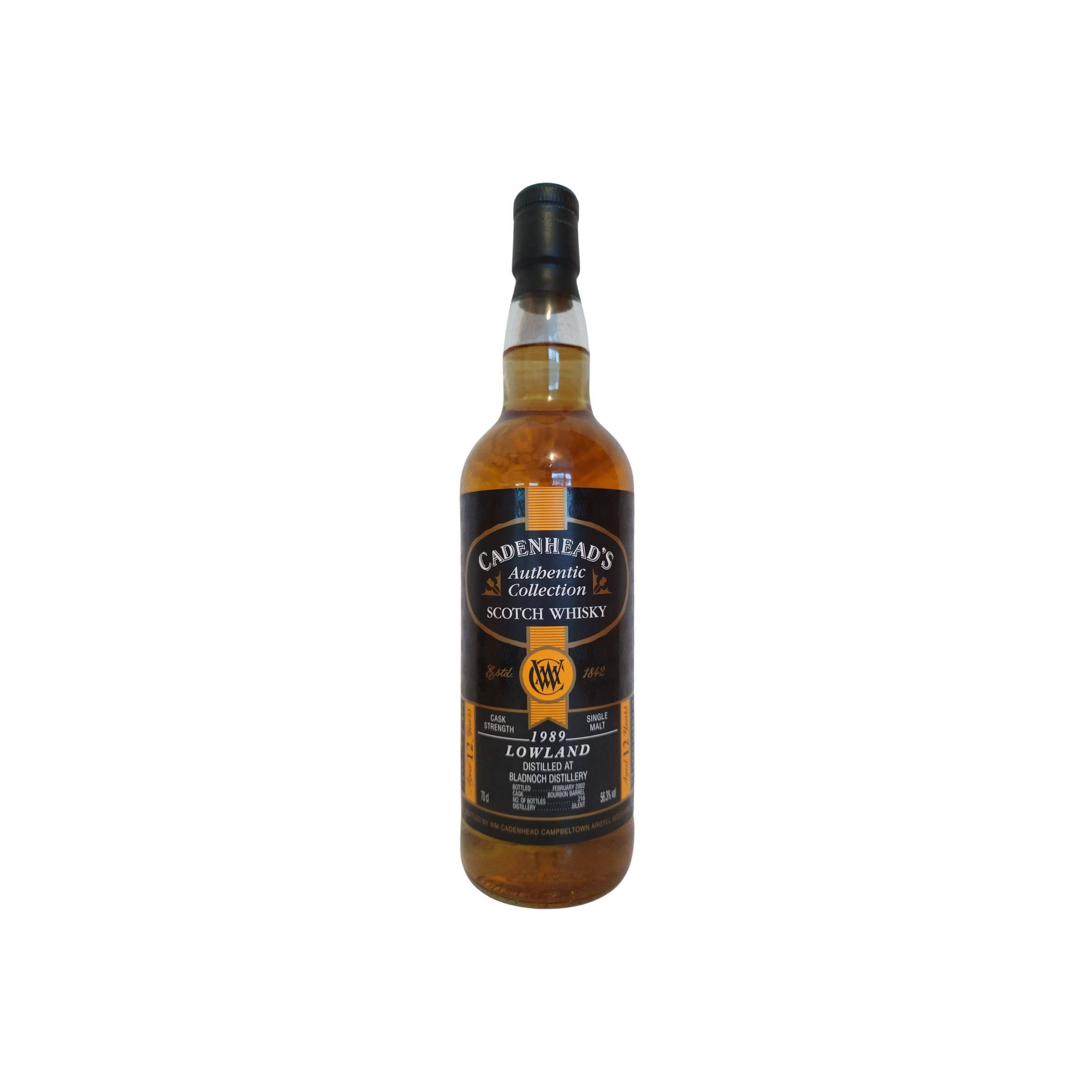 Bladnoch Authentic Collection 1989 12 Years Single Malt Whisky