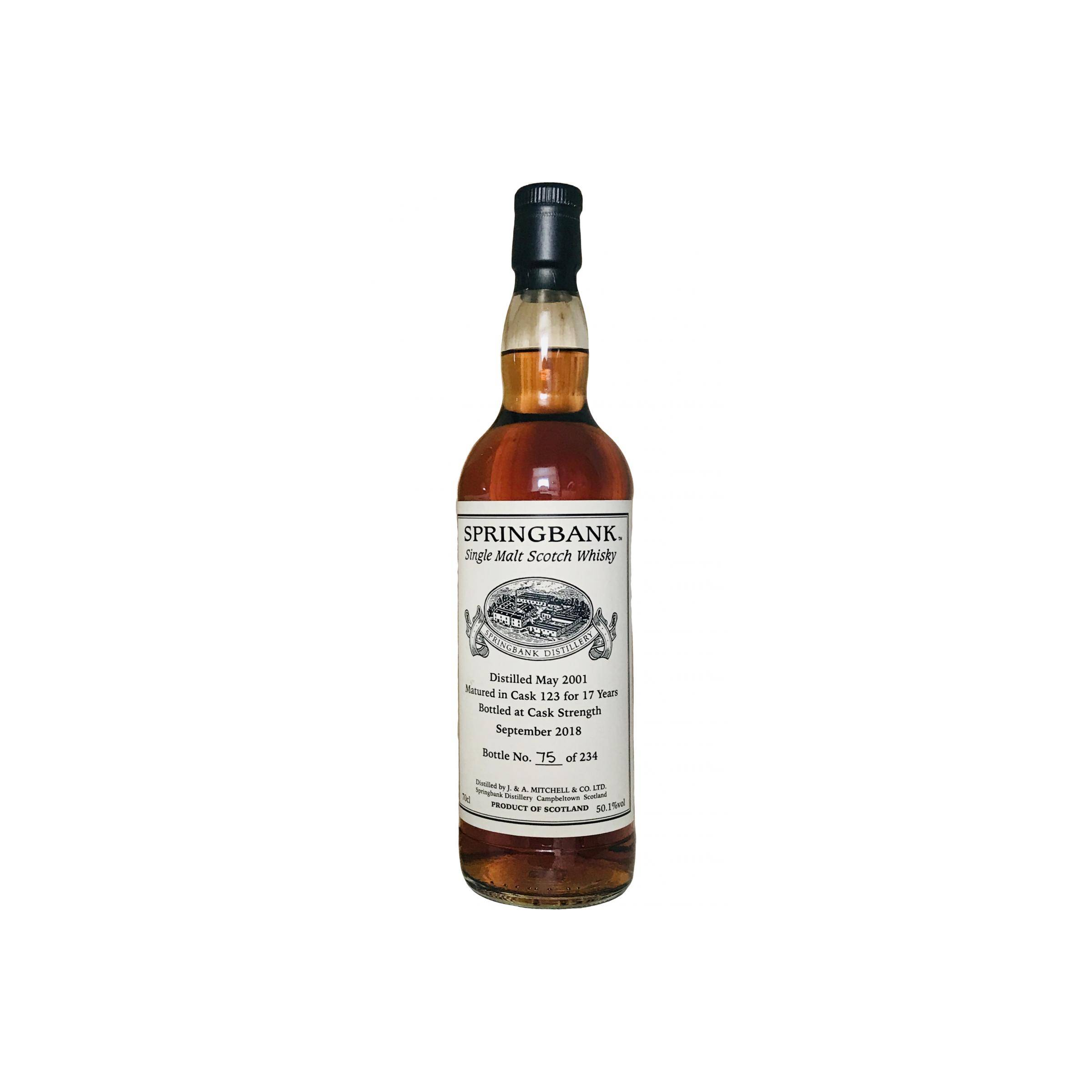 Springbank Private Bottling 2001 17 Years Single Malt Whisky