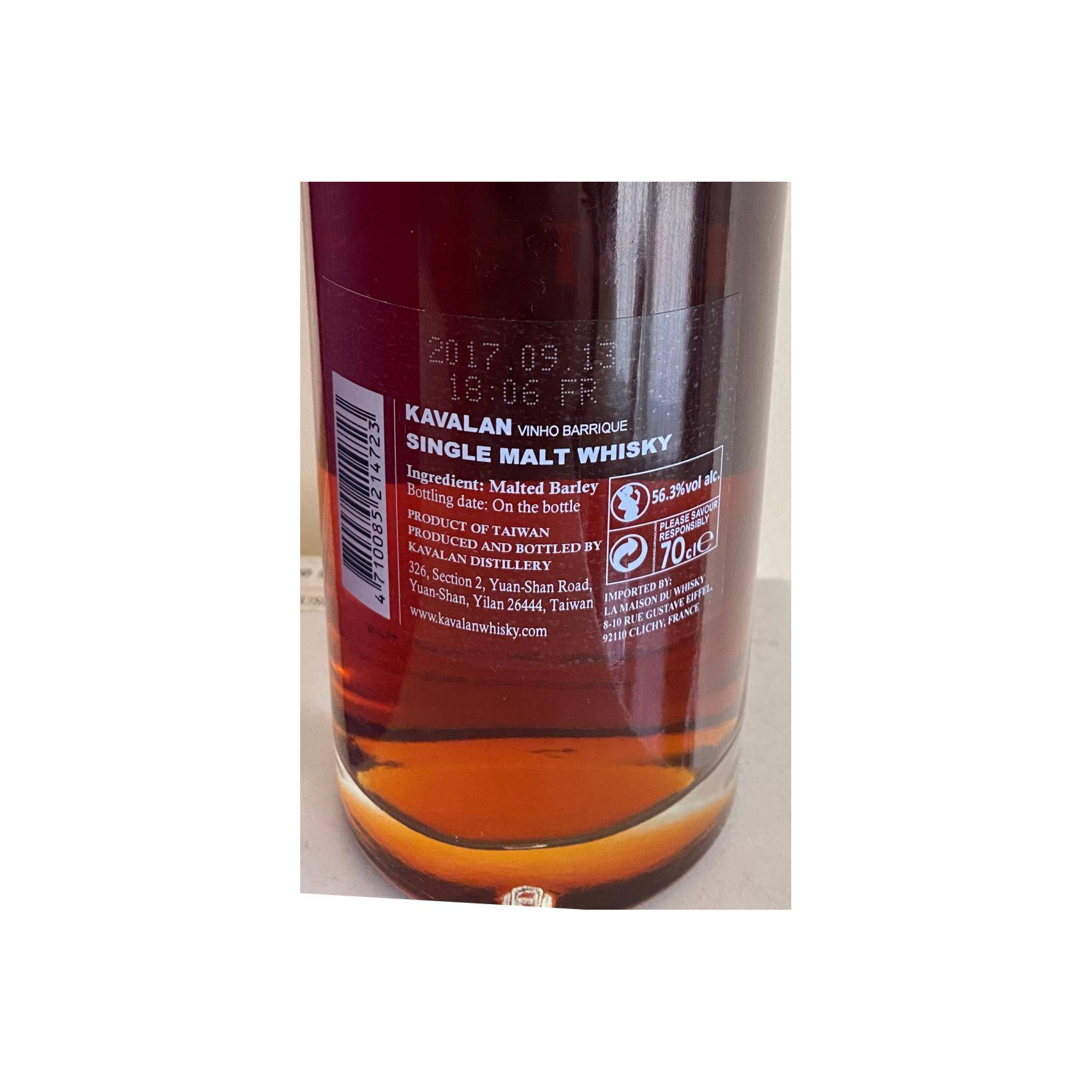 Kavalan Vinho Barrique 2012 4 Years Single Malt Whisky 2