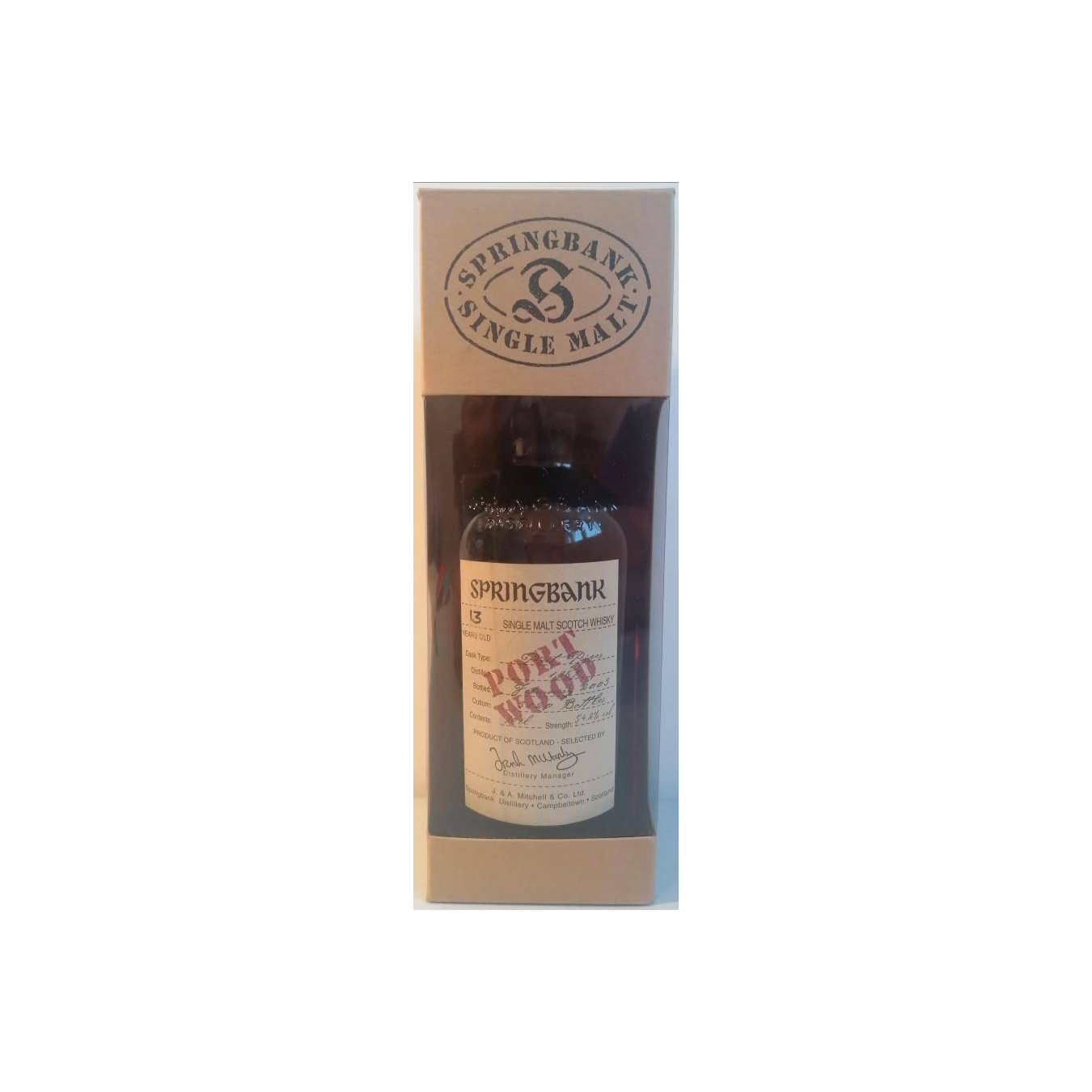 Springbank 1989 13 Years Single Malt Whisky 3