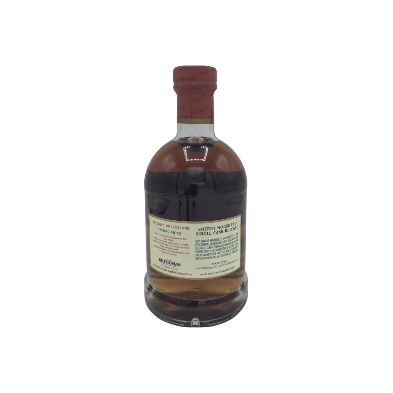 Kilchoman 2012 7 Years Single Malt Whisky 2