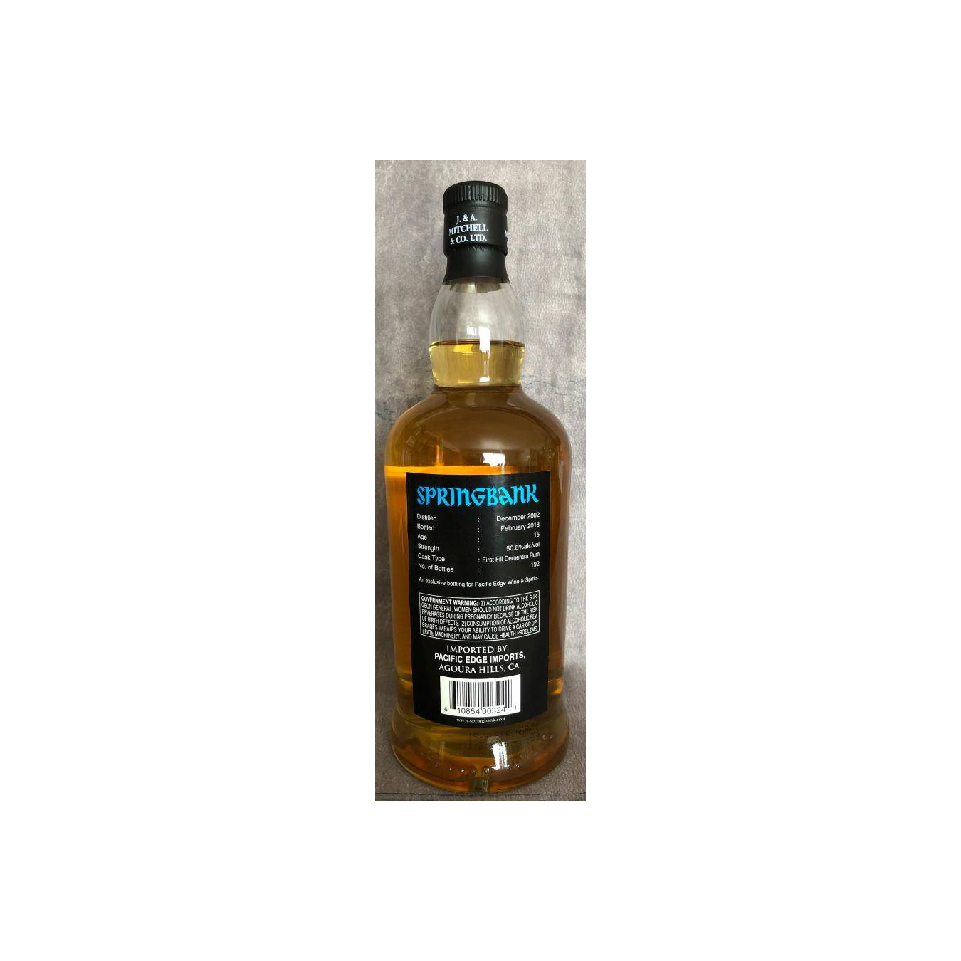 Springbank Single Cask 2002 15 Years Single Malt Whisky 2
