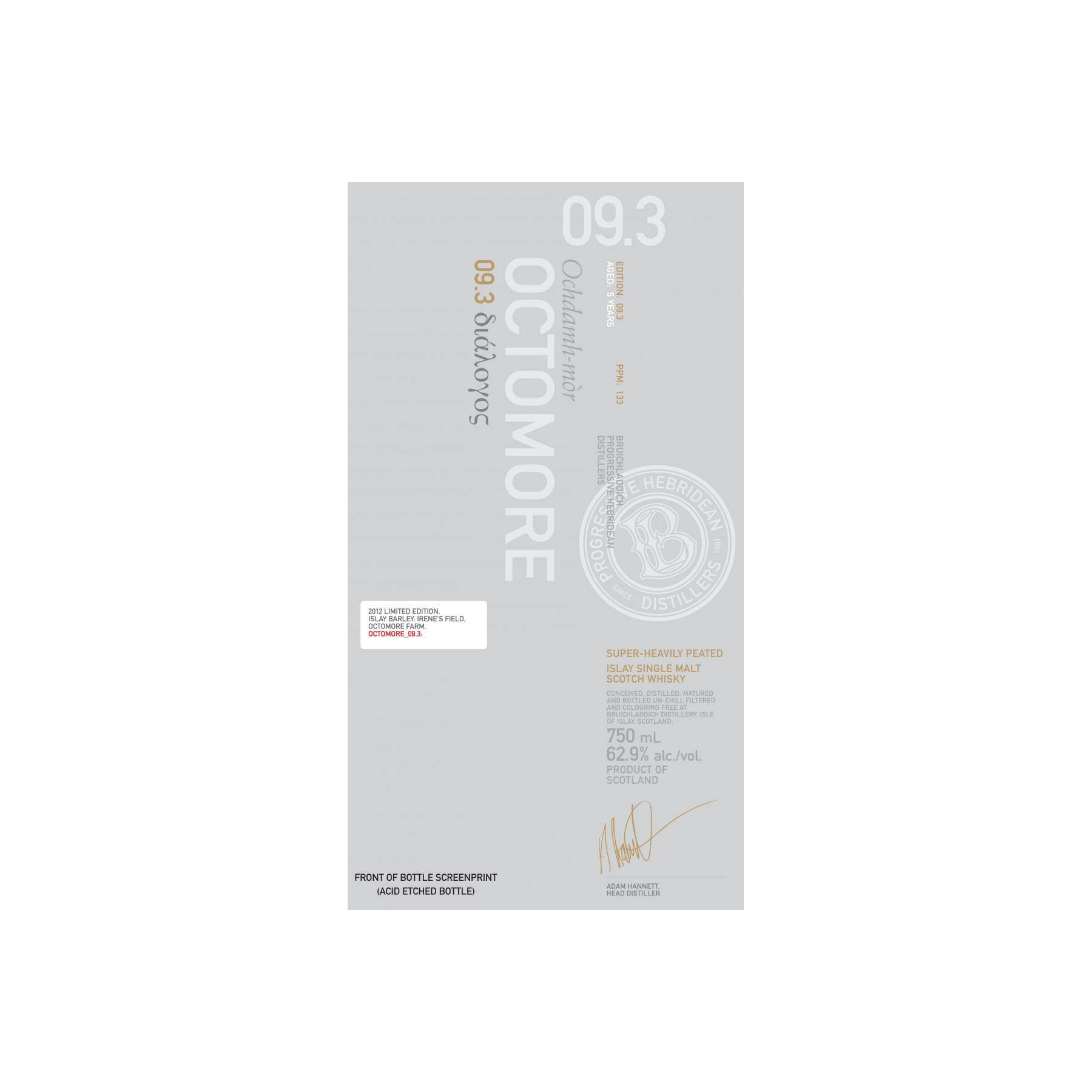 Octomore 2012 5 Years Single Malt Whisky 3