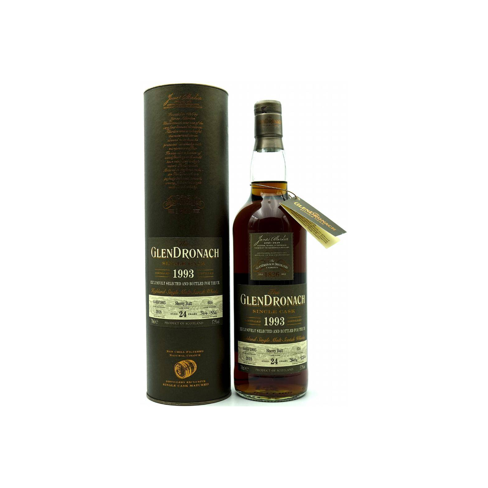 GlenDronach Single Cask 1993 24 Years Single Malt Whisky 2