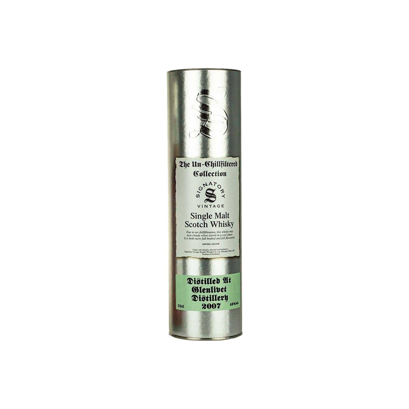 The Glenlivet The Un-Chillfiltered Collection 2007 12 Years Single Malt Whisky 2