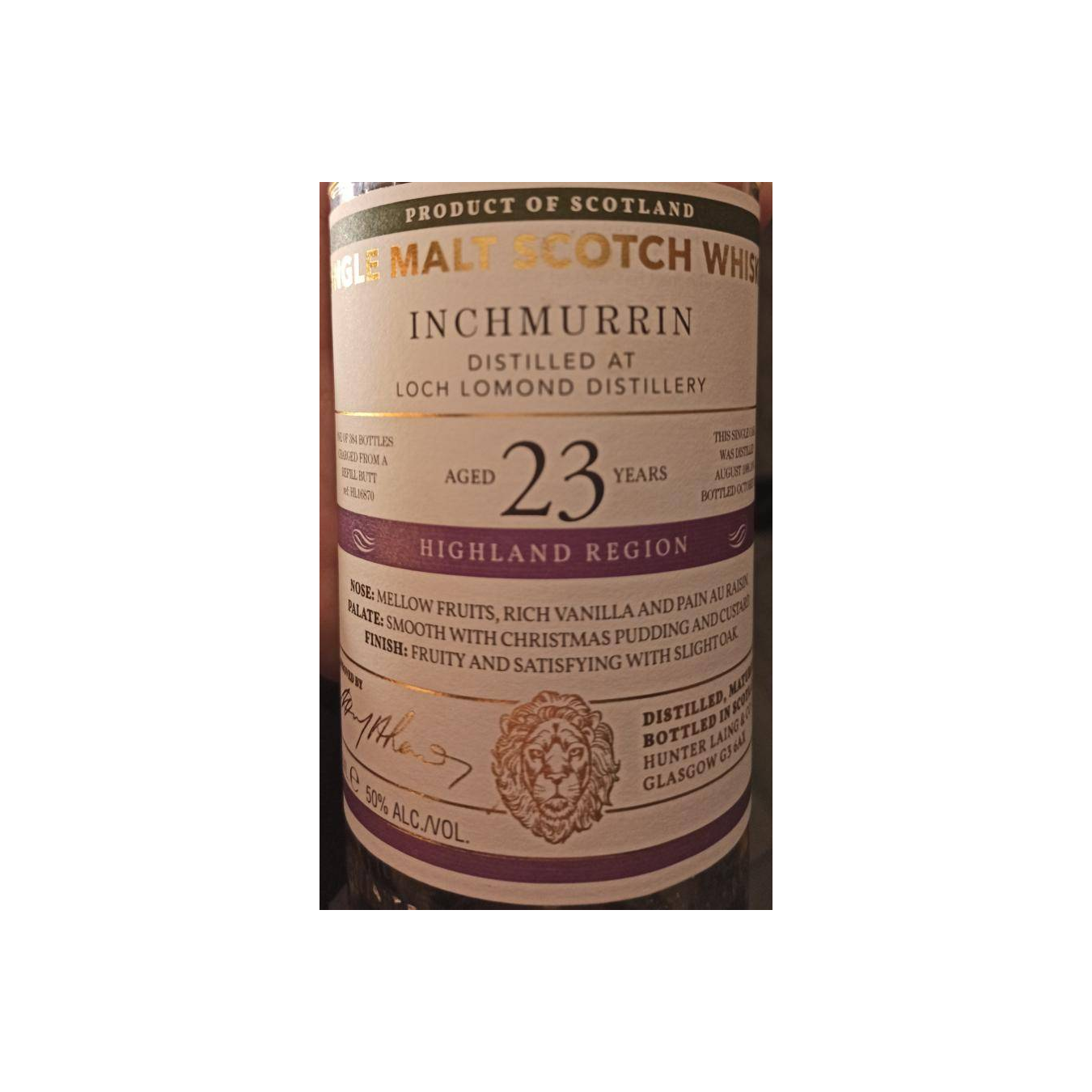 Loch Lomond Old Malt Cask 1996 23 Years Single Malt Whisky 2
