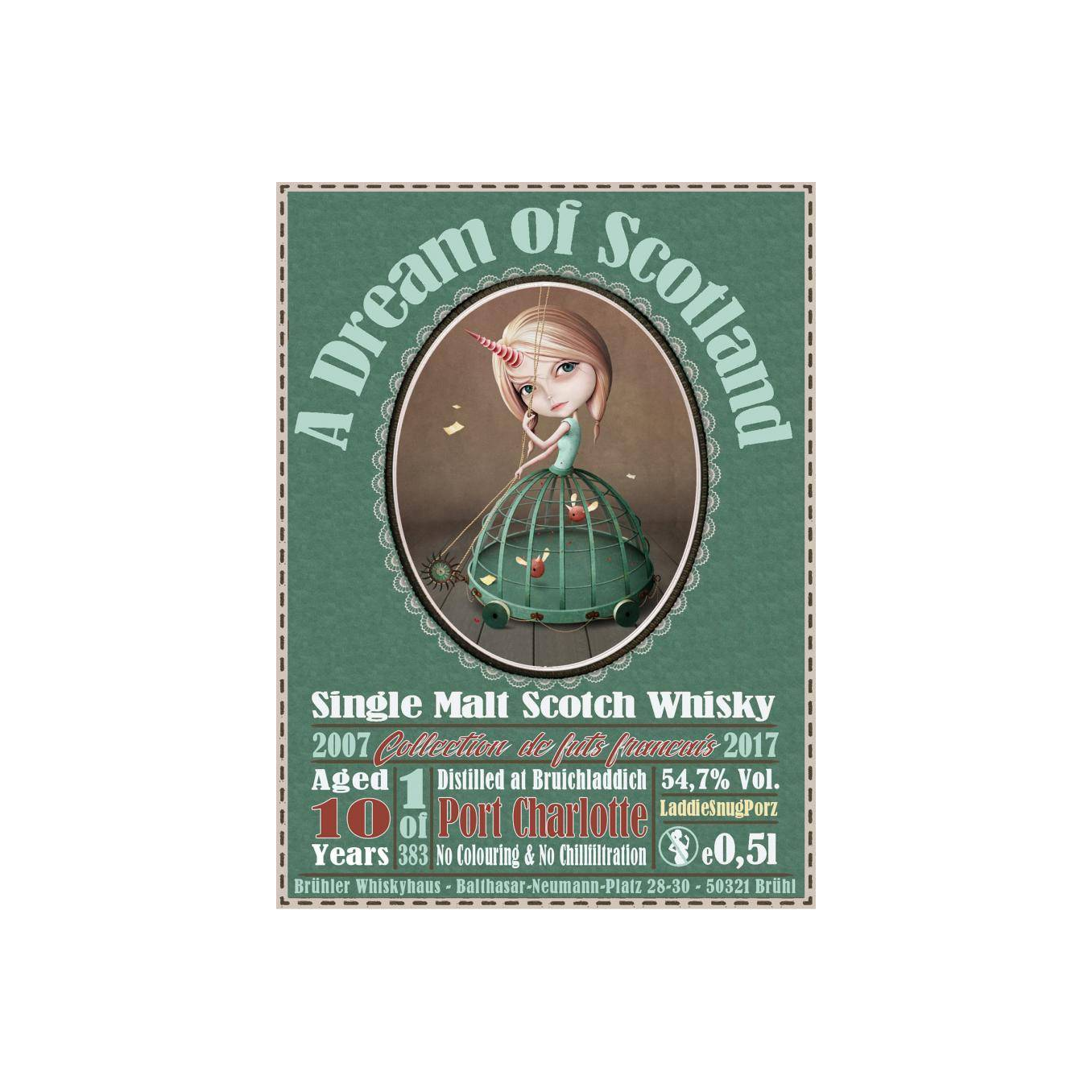 Bruichladdich 2007 10 Years Single Malt Whisky 2