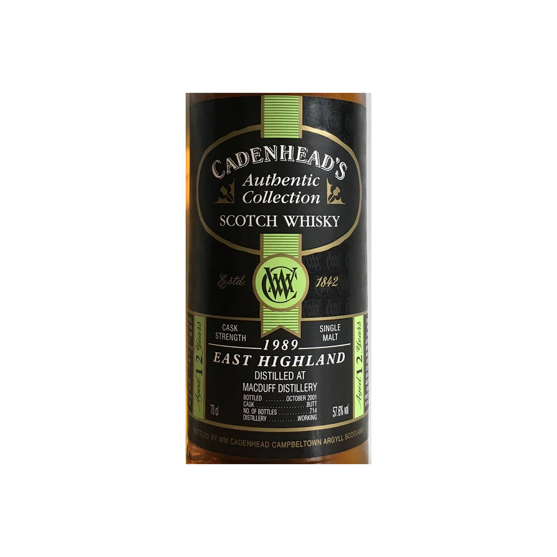 Macduff Authentic Collection 1989 12 Years Single Malt Whisky 2