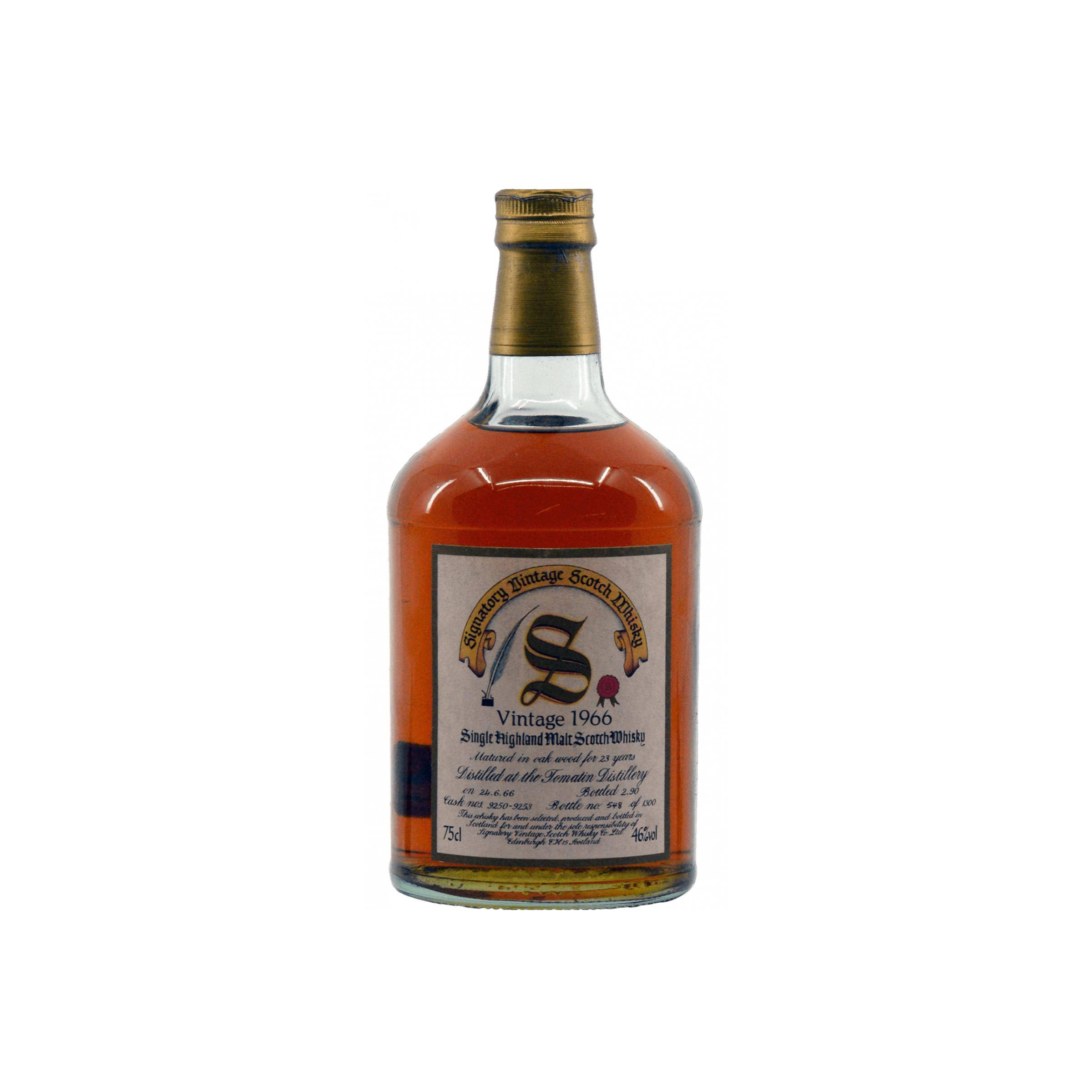 Tomatin Vintage Collection - Dumpy 1966 23 Years Single Malt Whisky