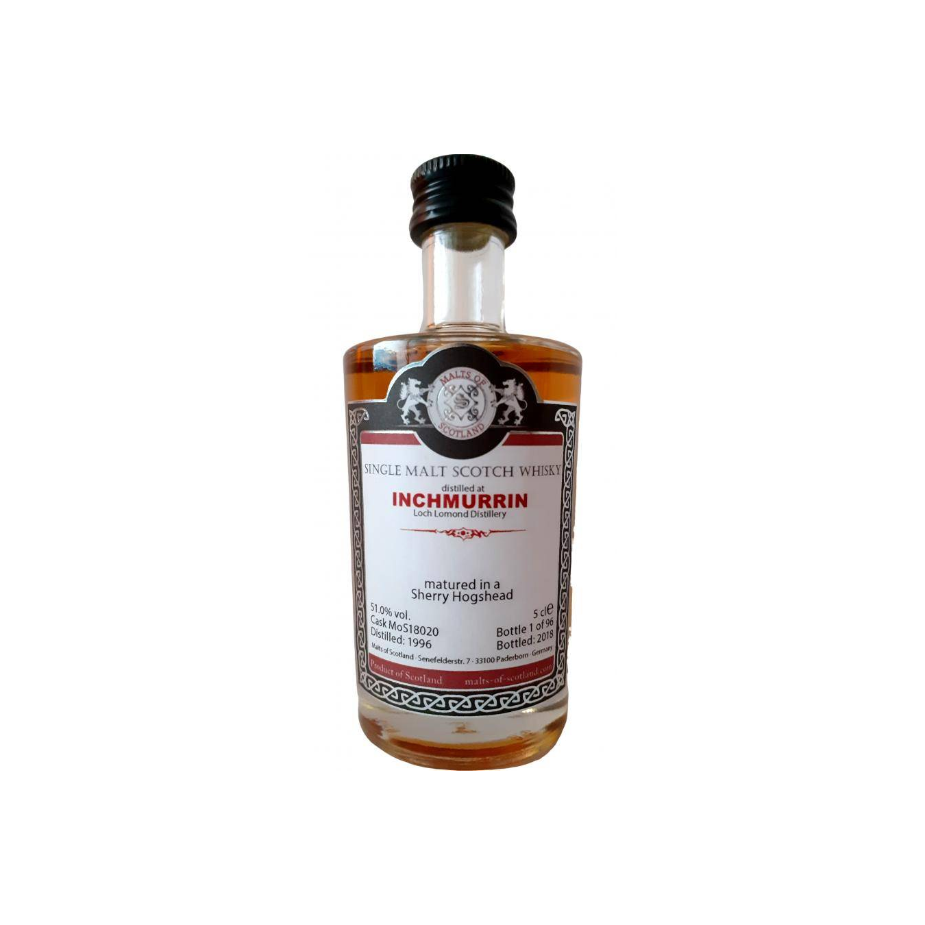 Loch Lomond Miniature 1996 22 Years Single Malt Whisky 2