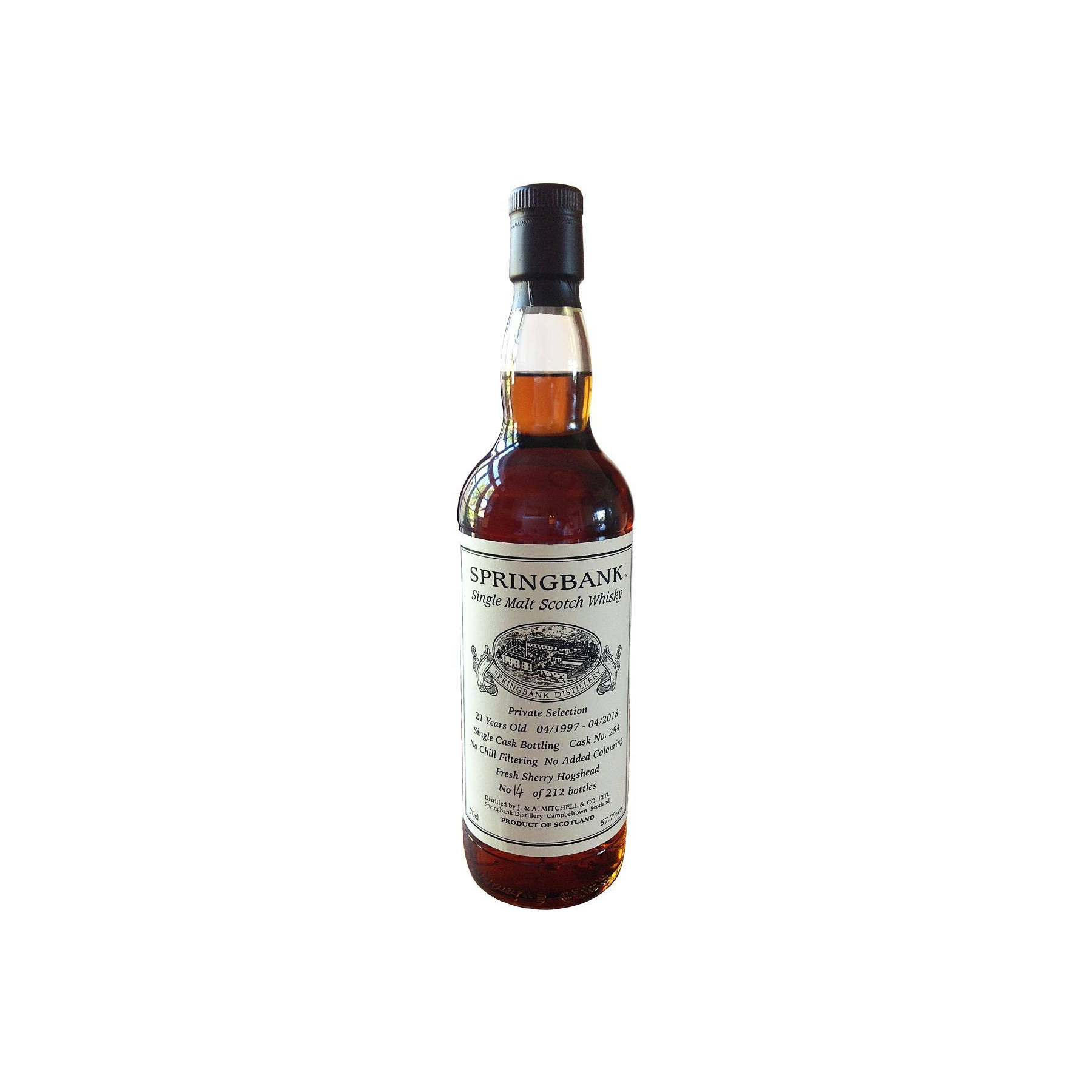 Springbank 1997 21 Years Single Malt Whisky