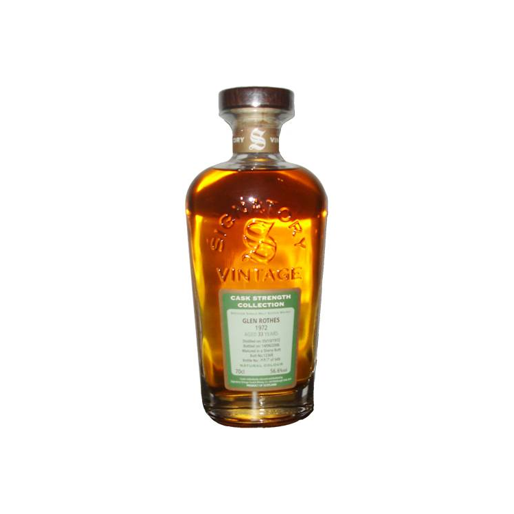 The Glenrothes Cask Strength Collection 1972 33 Years Single Malt Whisky