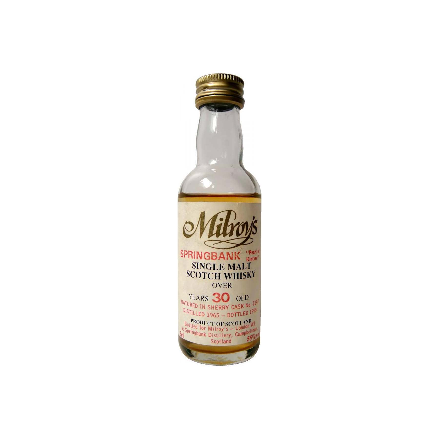 Springbank 1965 30 Years Single Malt Whisky 2