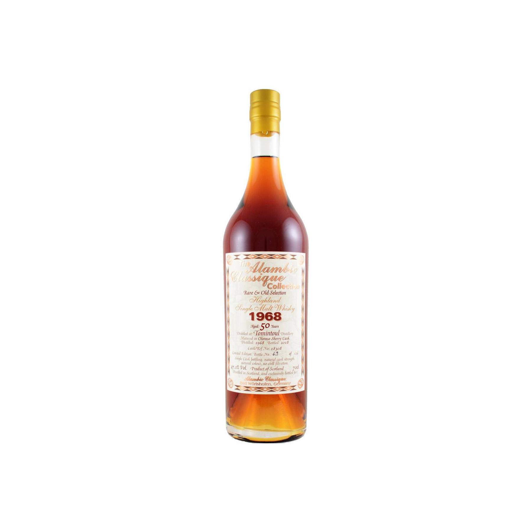 Tomintoul 1968 50 Years Single Malt Whisky