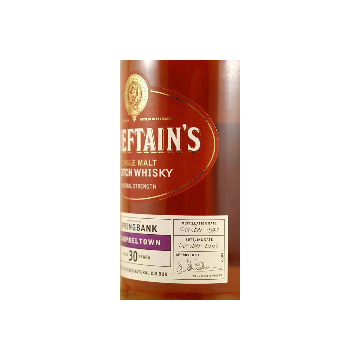 Springbank 1972 30 Years Single Malt Whisky 3