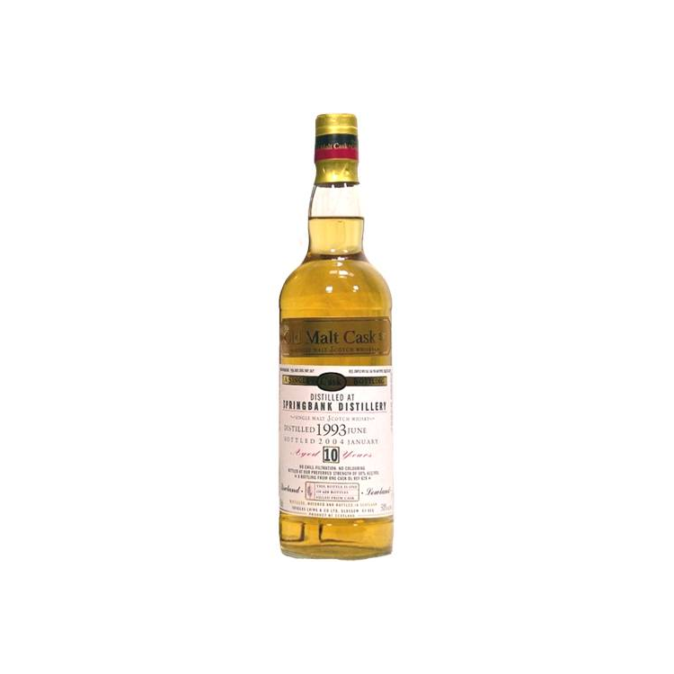 Springbank Old Malt Cask 1993 10 Years Single Malt Whisky