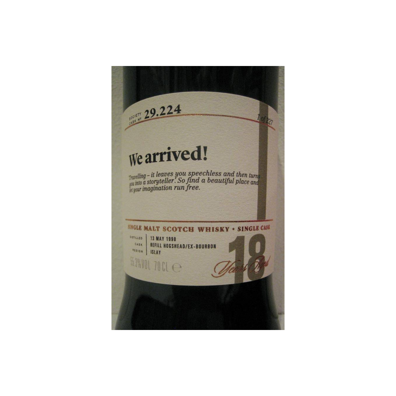 The Scotch Malt Whisky Society 1998 18 Years Single Malt Whisky 2