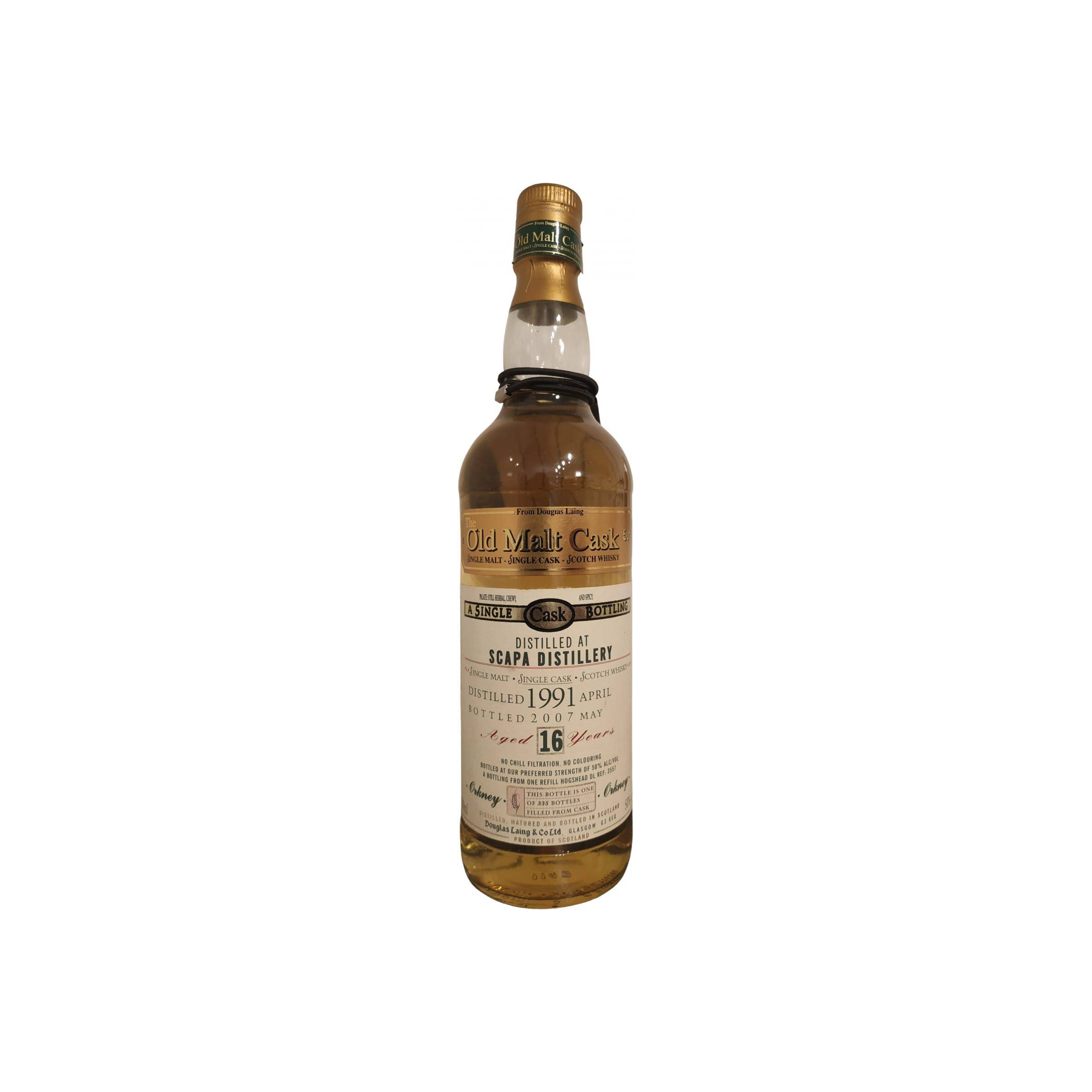 Scapa Old Malt Cask 1991 16 Years Single Malt Whisky