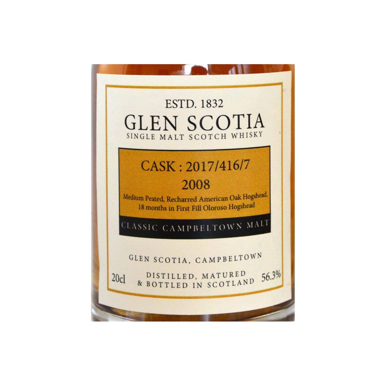 Glen Scotia 2008 11 Years Single Malt Whisky 2