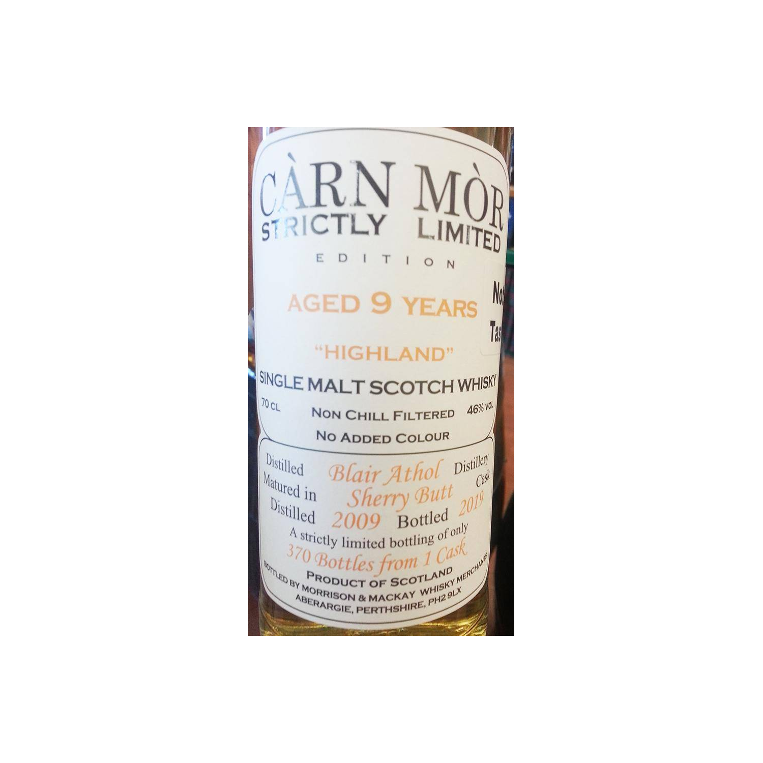 Blair Athol 2009 9 Years Single Malt Whisky 2