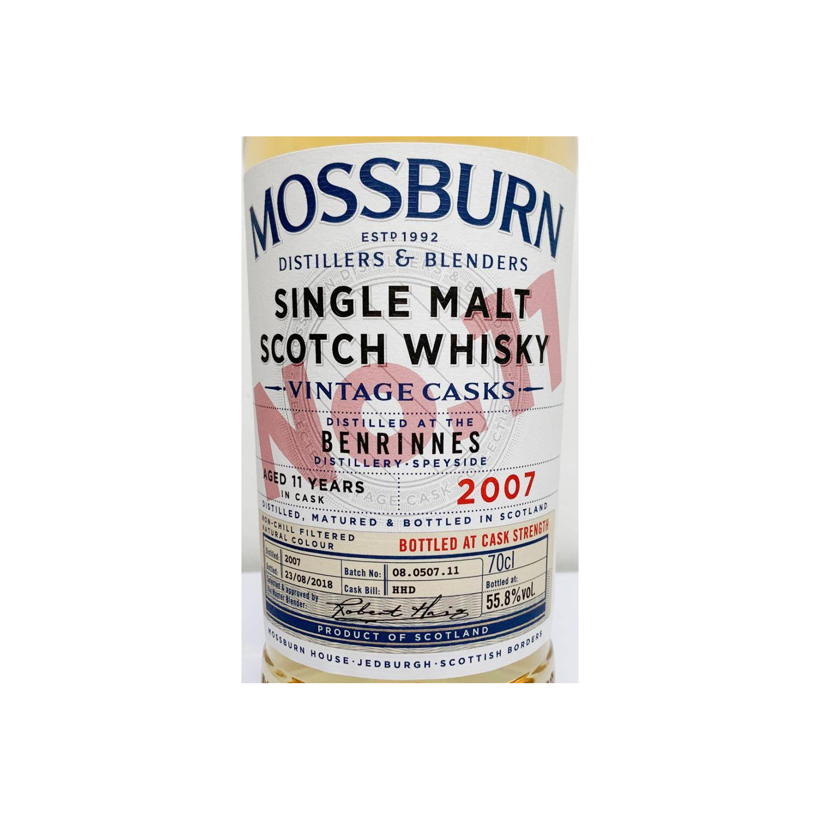 Benrinnes 2007 11 Years Single Malt Whisky 2