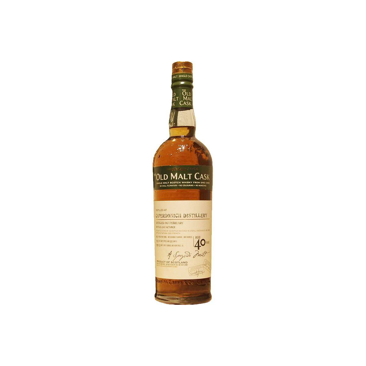 Caperdonich Old Malt Cask 1967 40 Years Single Malt Whisky