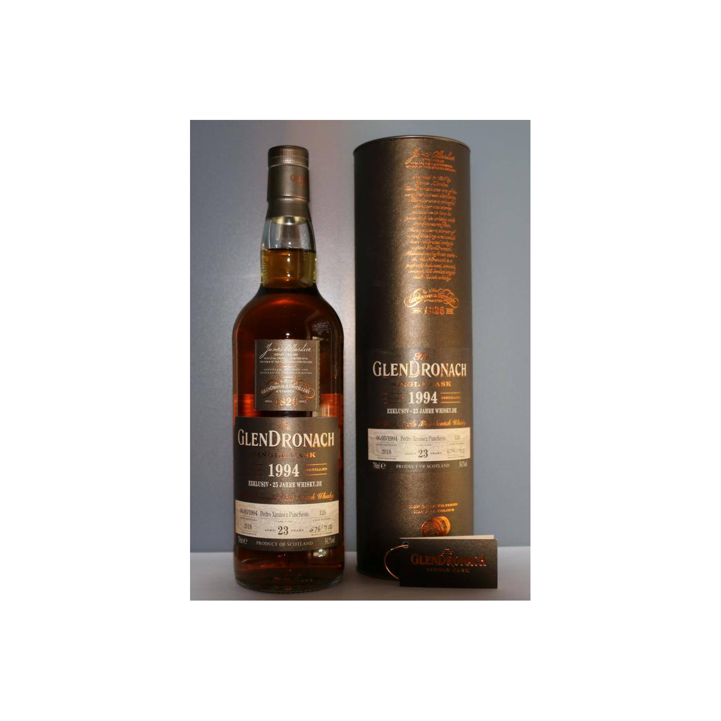 GlenDronach Single Cask 1994 23 Years Single Malt Whisky 3