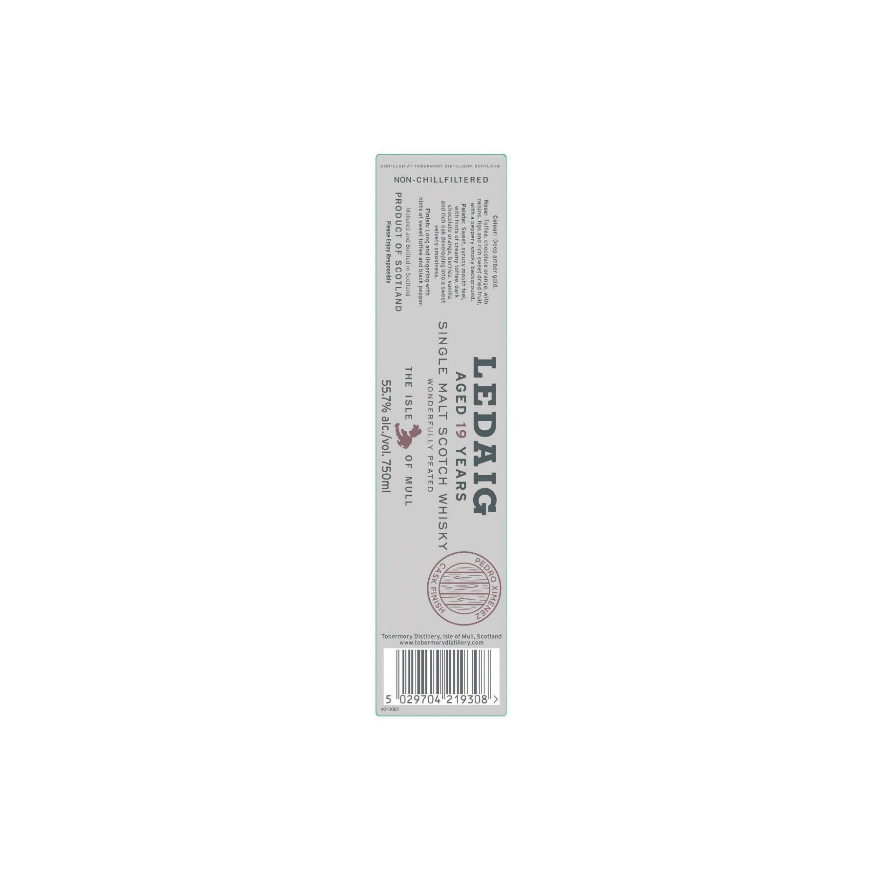 Ledaig 19 Years Single Malt Whisky 3