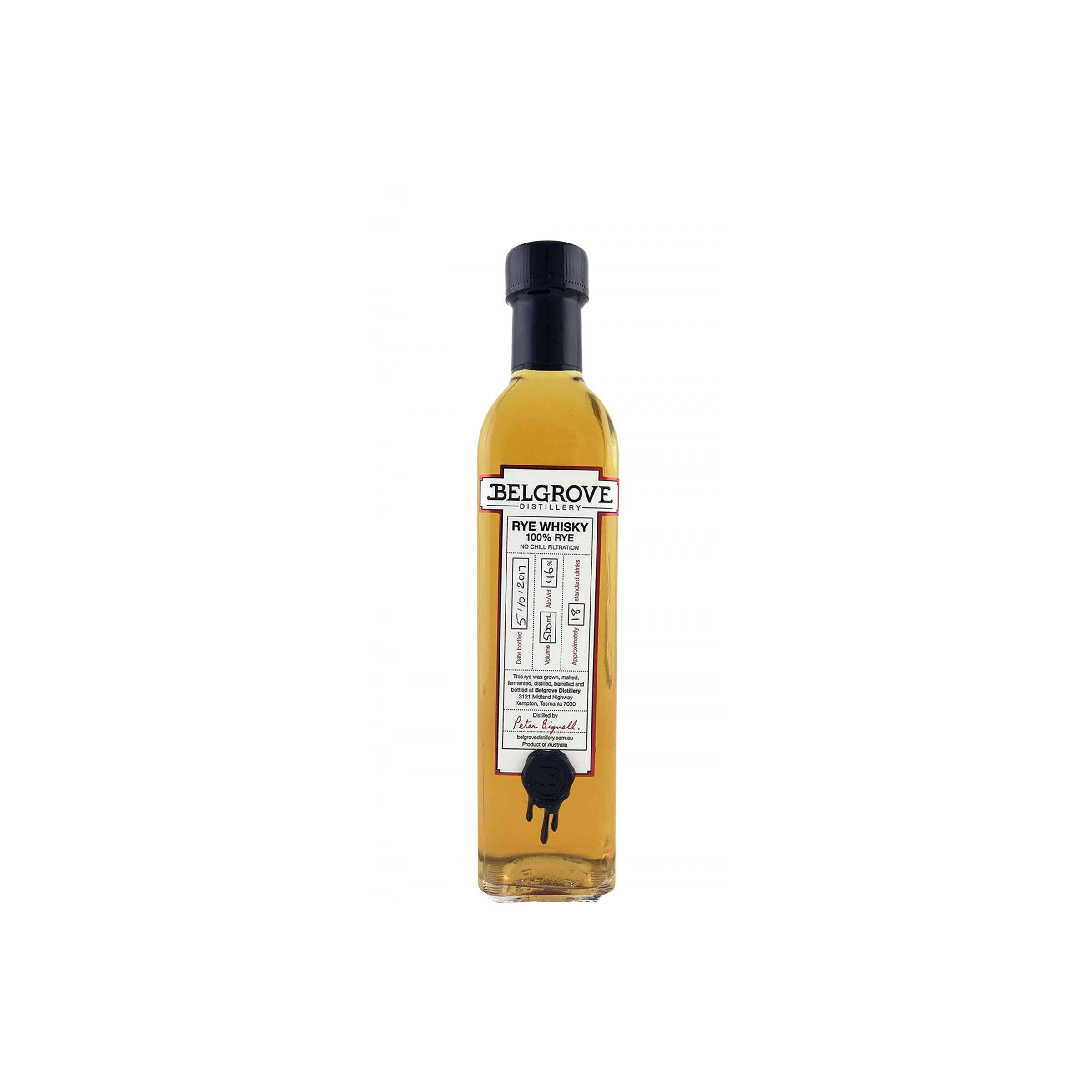 Belgrove Rye Whisky