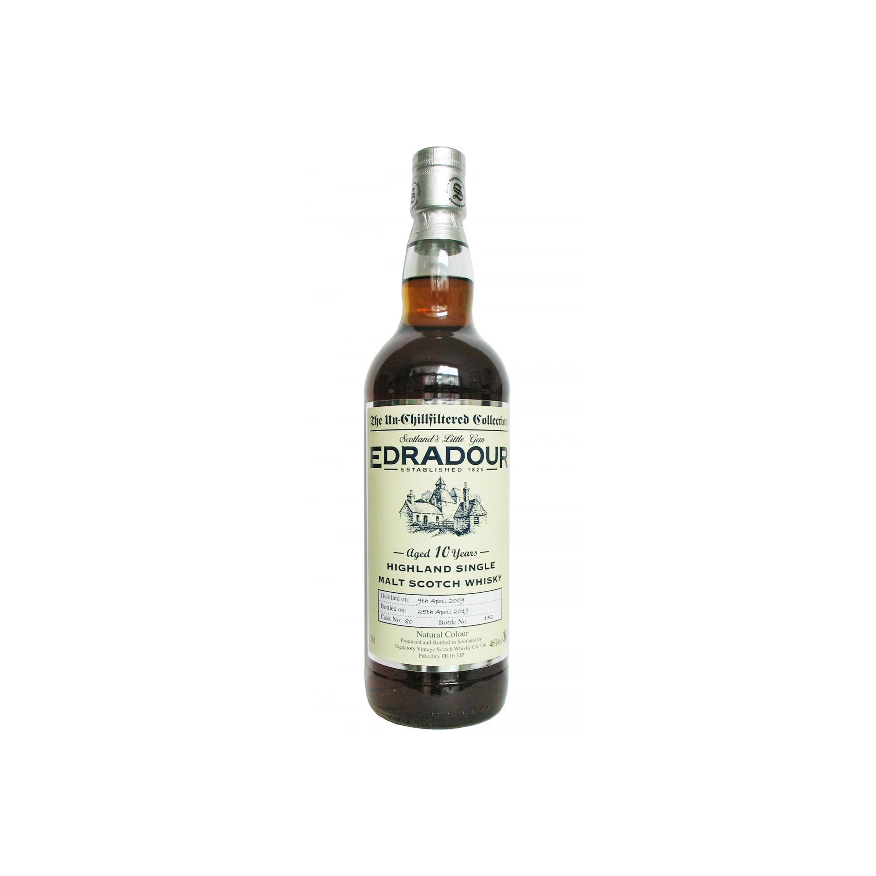 Edradour The Un-Chillfiltered Collection 2009 10 Years Single Malt Whisky