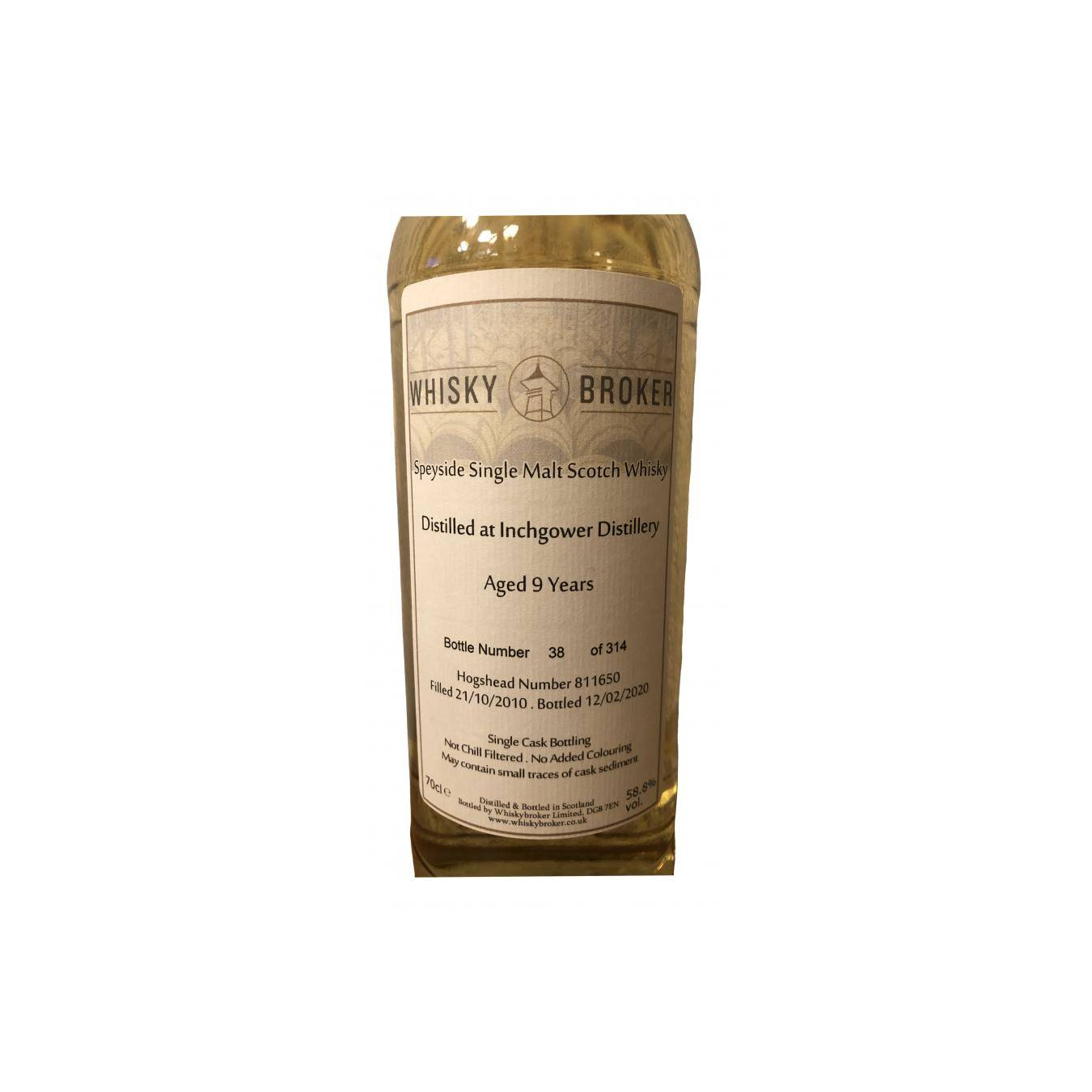Inchgower 2010 9 Years Single Malt Whisky 2