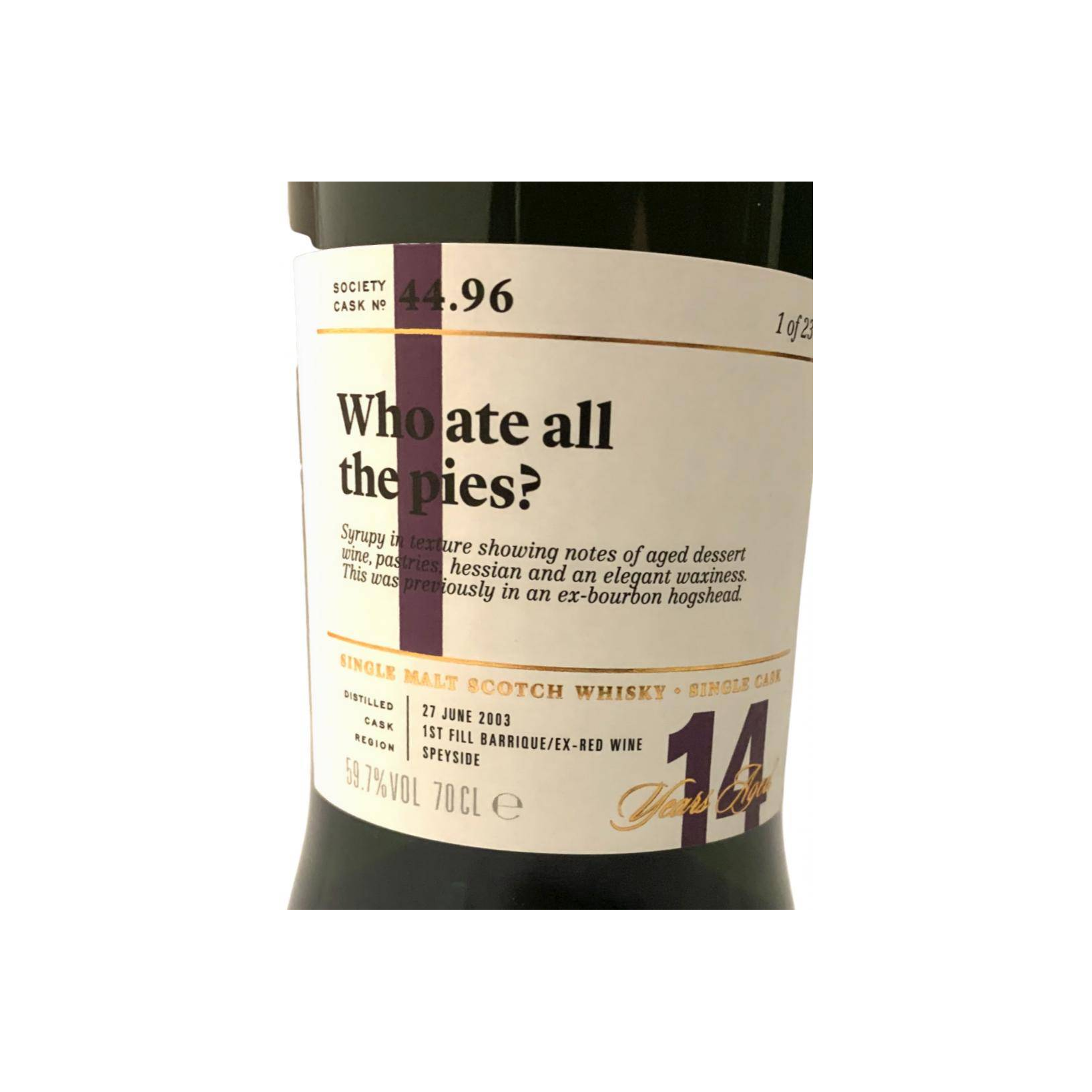 The Scotch Malt Whisky Society 2003 14 Years Single Malt Whisky 2