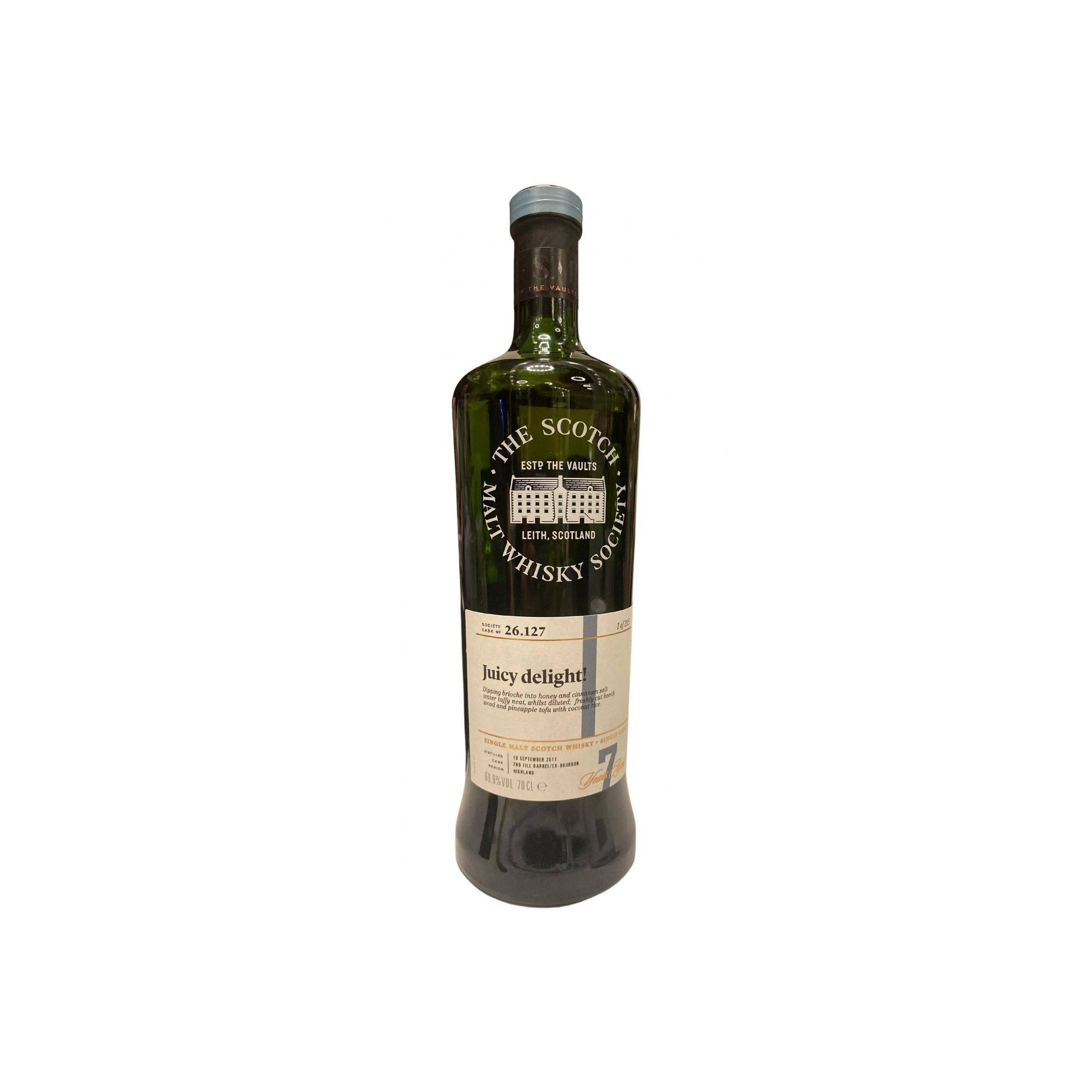 The Scotch Malt Whisky Society 2011 7 Years Single Malt Whisky