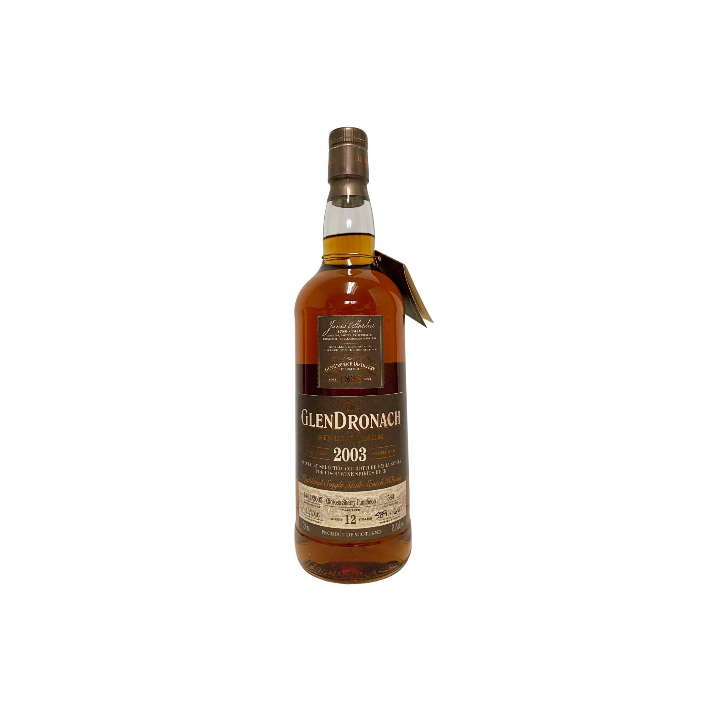 GlenDronach Single Cask 2003 12 Years Single Malt Whisky 2