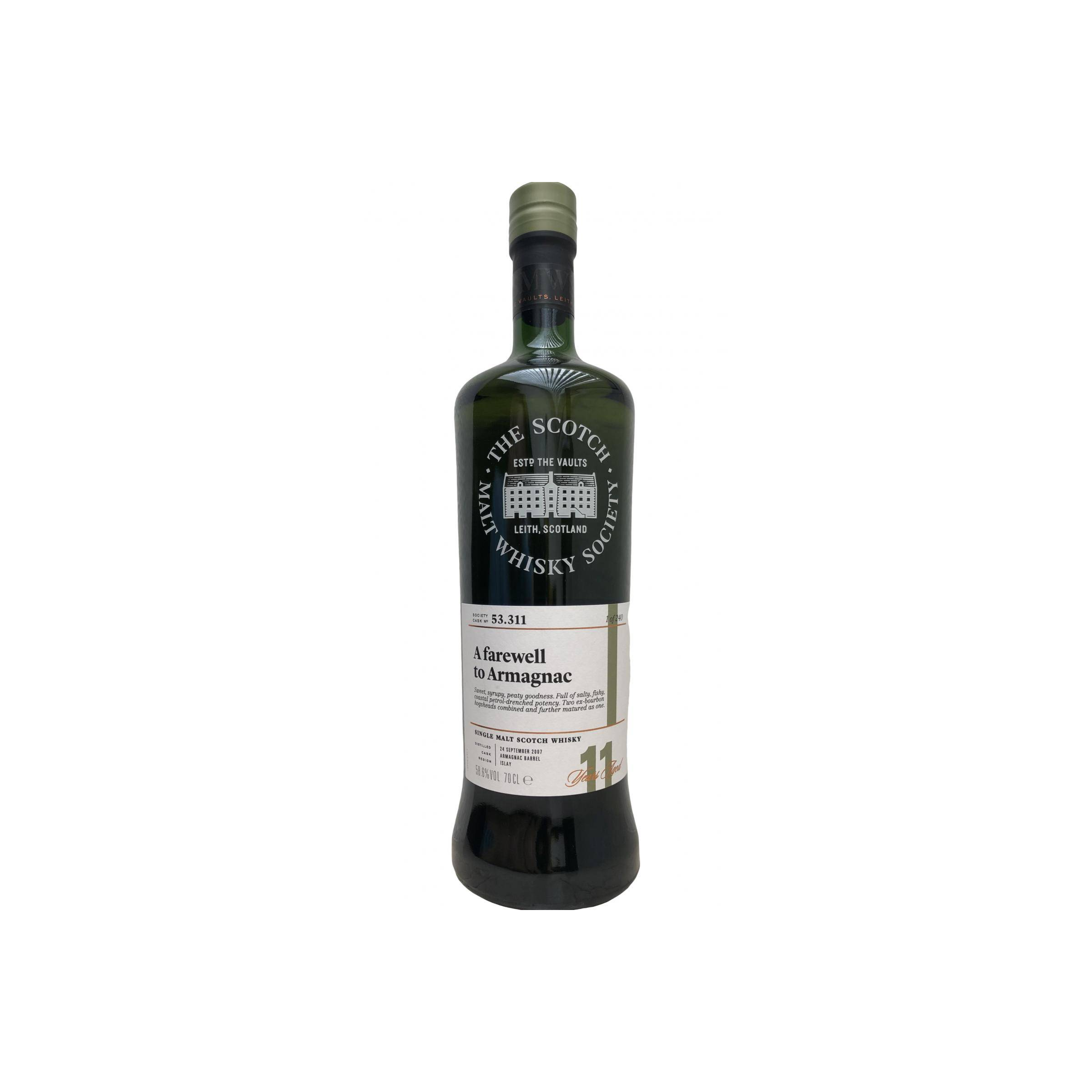 The Scotch Malt Whisky Society 2007 11 Years Single Malt Whisky