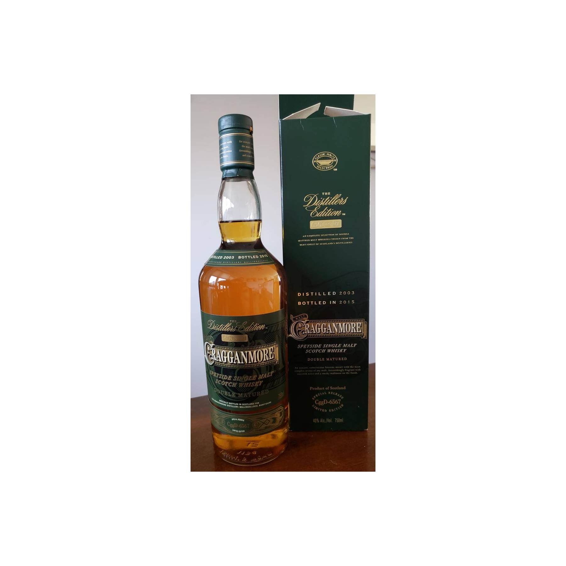 Cragganmore The Distillers Edition 2003 12 Years Single Malt Whisky 2