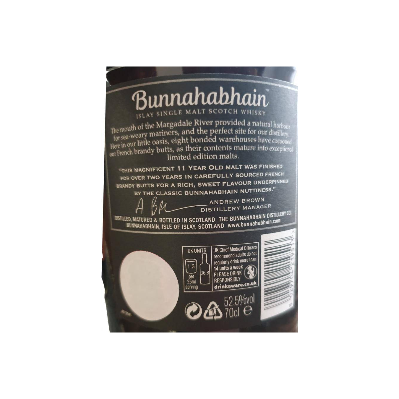 Bunnahabhain 2007 11 Years Single Malt Whisky 2