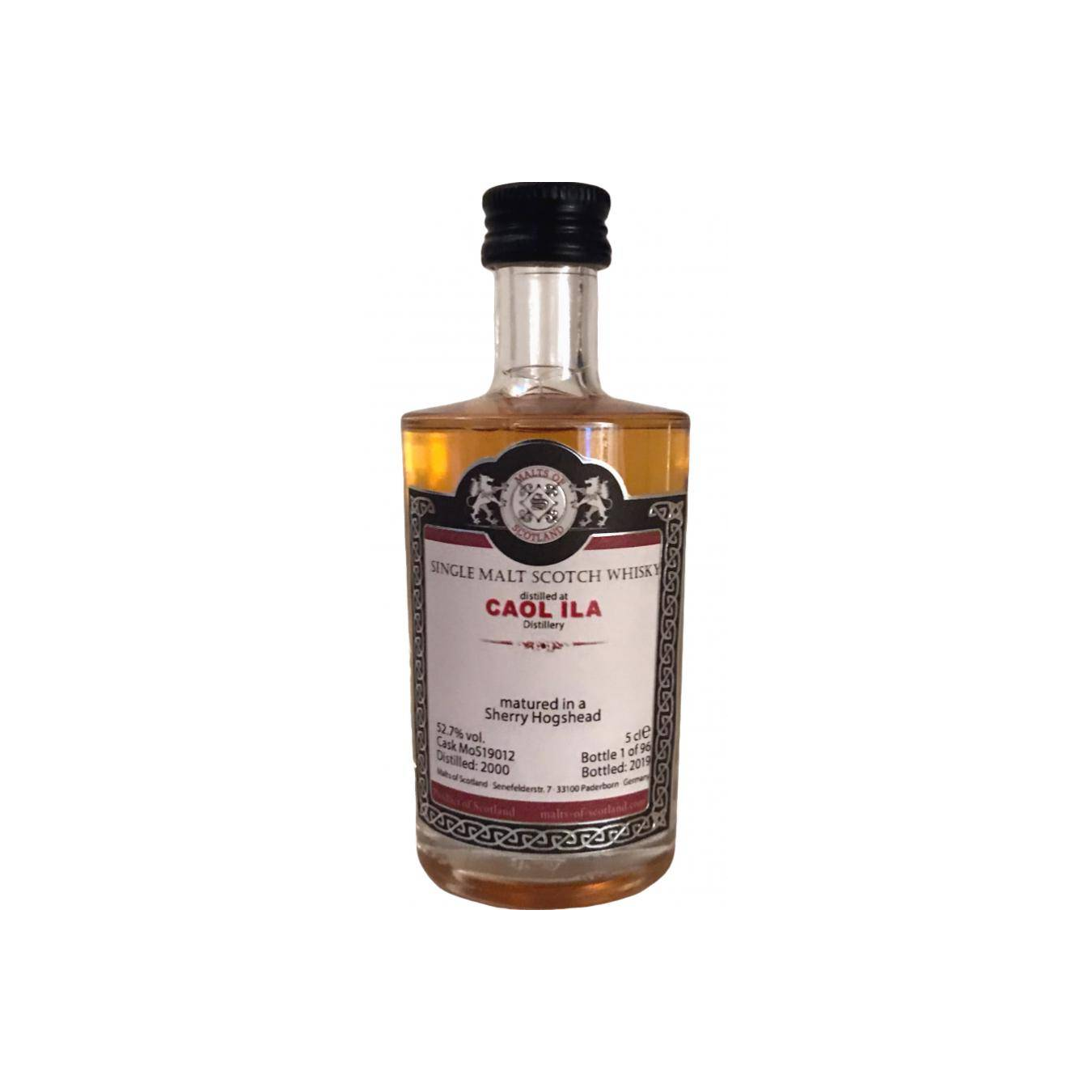 Caol Ila Miniature 2000 19 Years Single Malt Whisky 2
