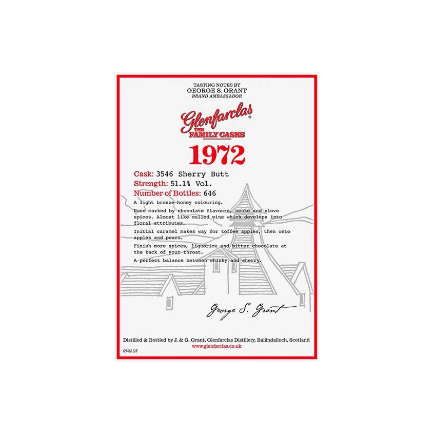 Glenfarclas 1972 34 Years Single Malt Whisky 2