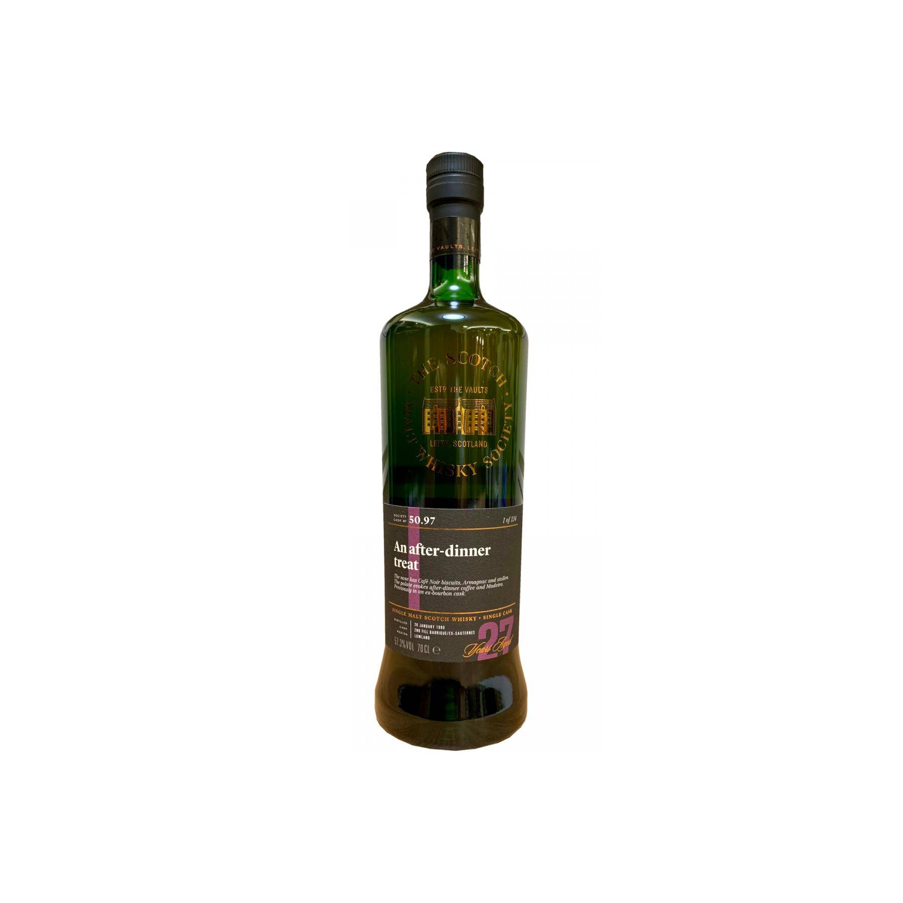The Scotch Malt Whisky Society 1990 27 Years Single Malt Whisky