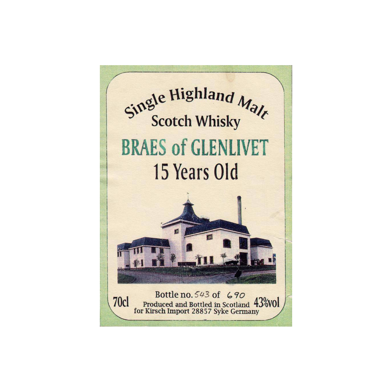 Braes of Glenlivet 1979 KI 2