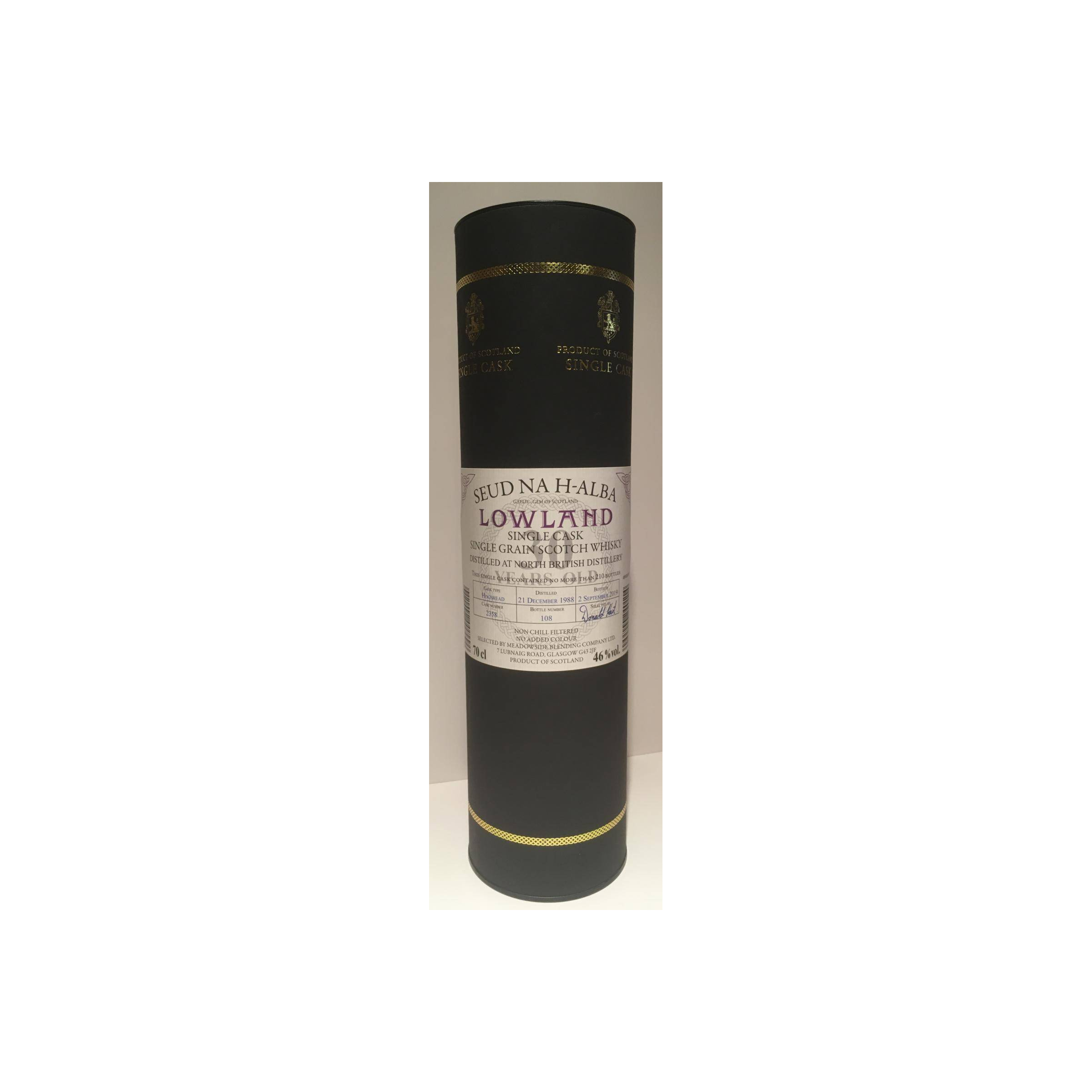 North British 1988 30 Years Single Grain Whisky 3