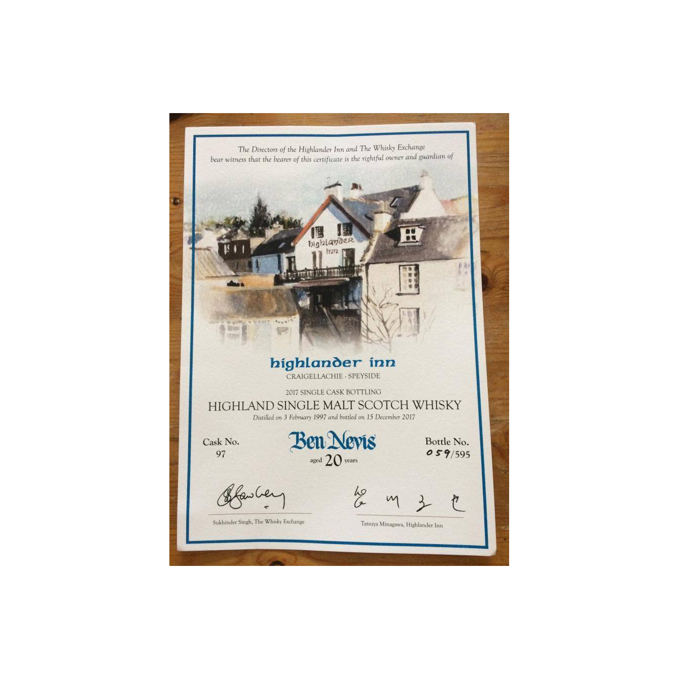 Ben Nevis 1997 20 Years Single Malt Whisky 2