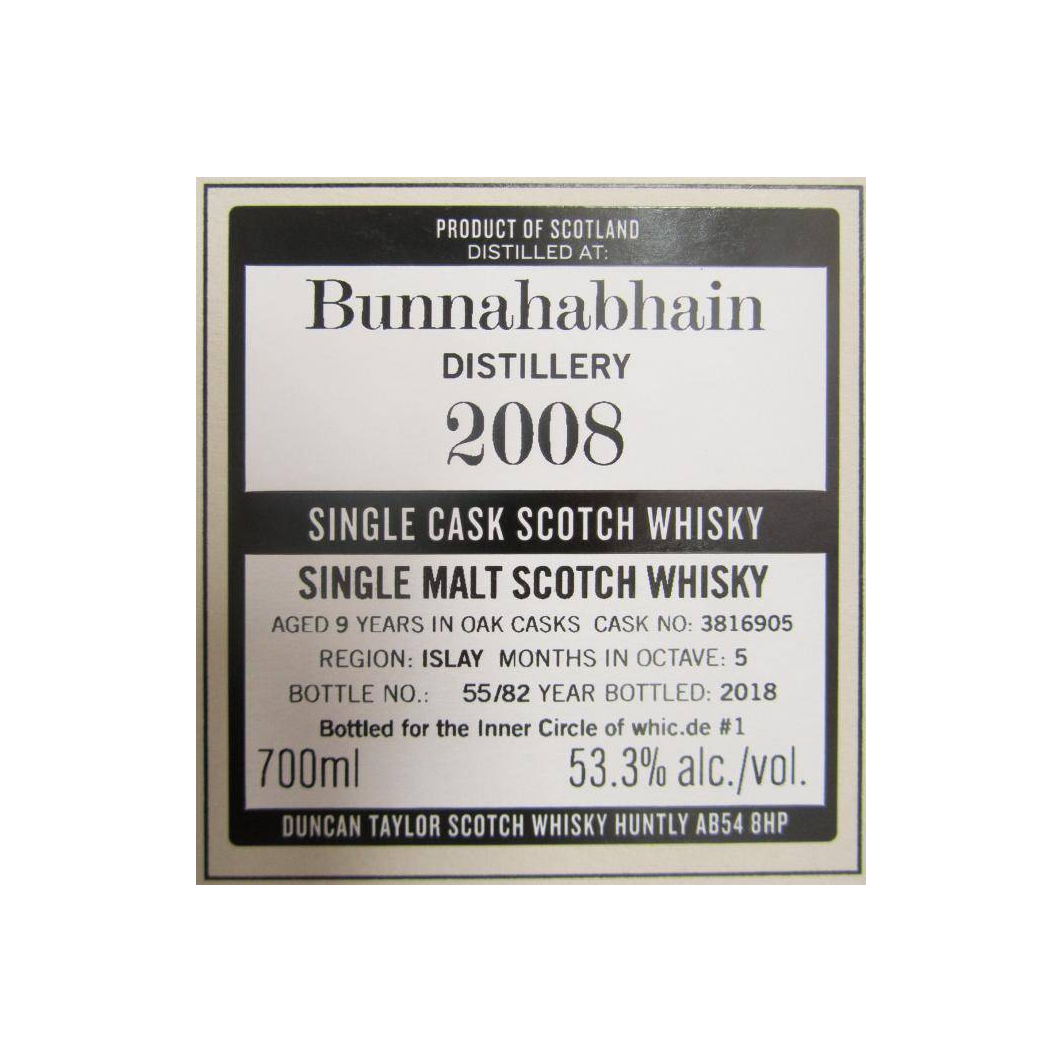 Bunnahabhain The Octave 2008 9 Years Single Malt Whisky 3