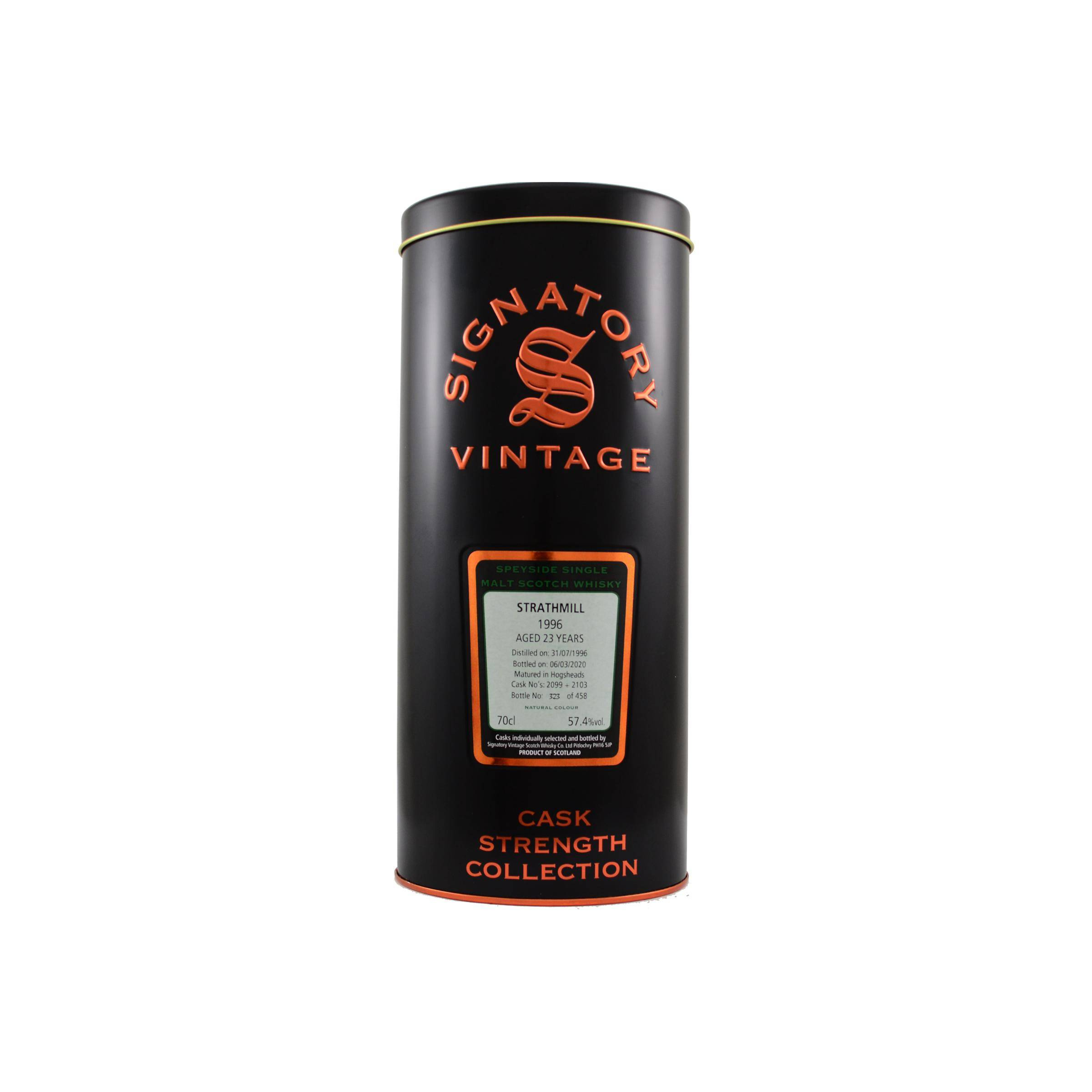 Strathmill Cask Strength Collection 1996 23 Years Single Malt Whisky 2