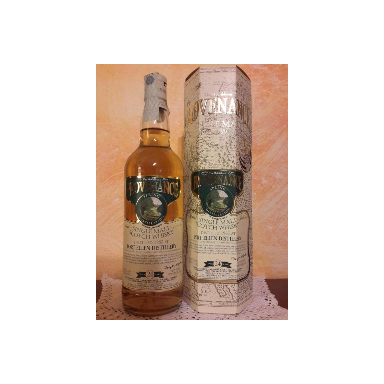 Port Ellen McGibbon's Provenance 1983 24 Years Single Malt Whisky 2