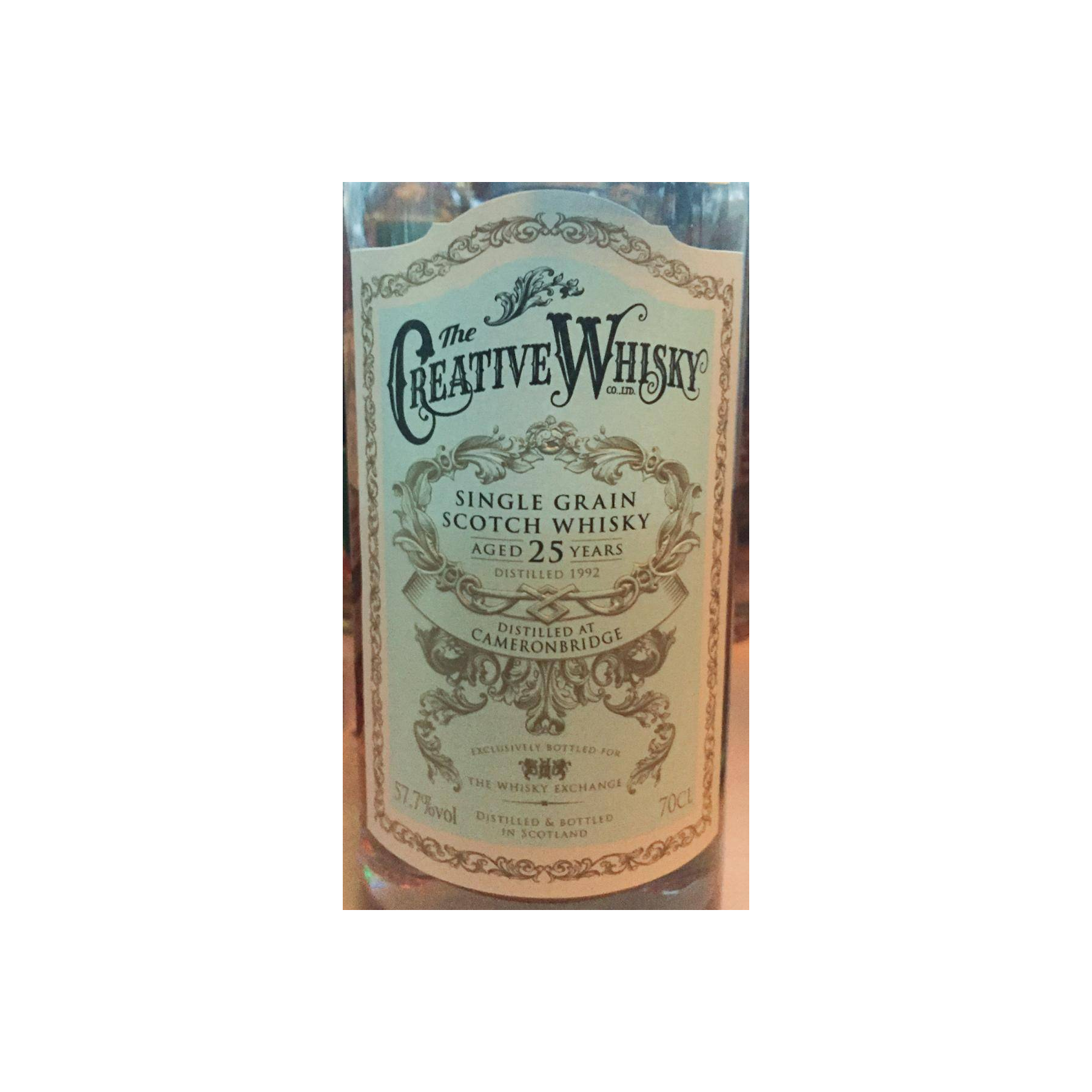 Cameronbridge 1992 25 Years Single Grain Whisky