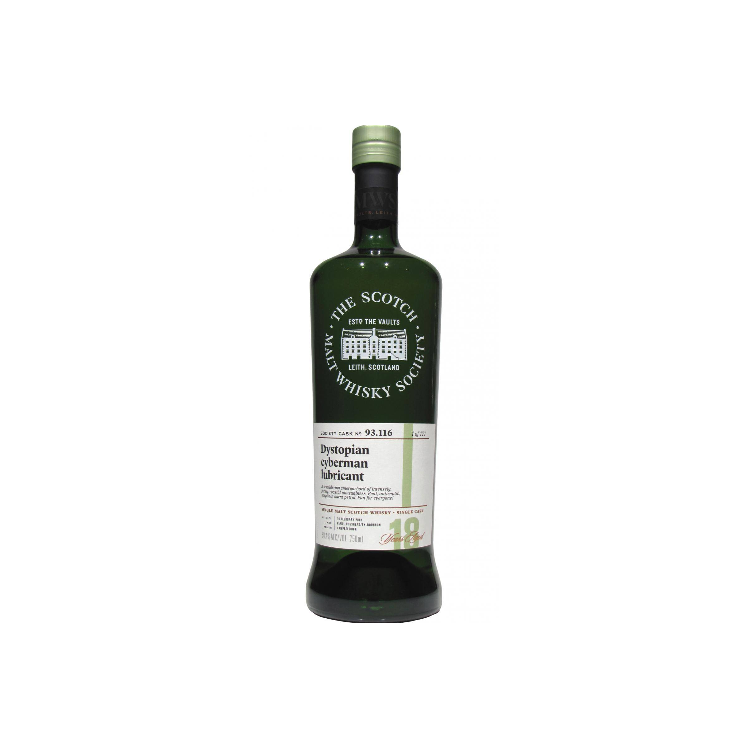 The Scotch Malt Whisky Society 2001 18 Years Single Malt Whisky