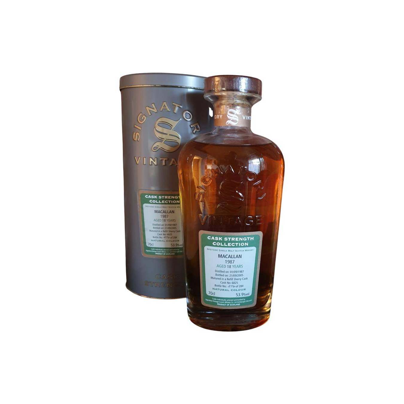The Macallan Cask Strength Collection 1987 18 Years Single Malt Whisky